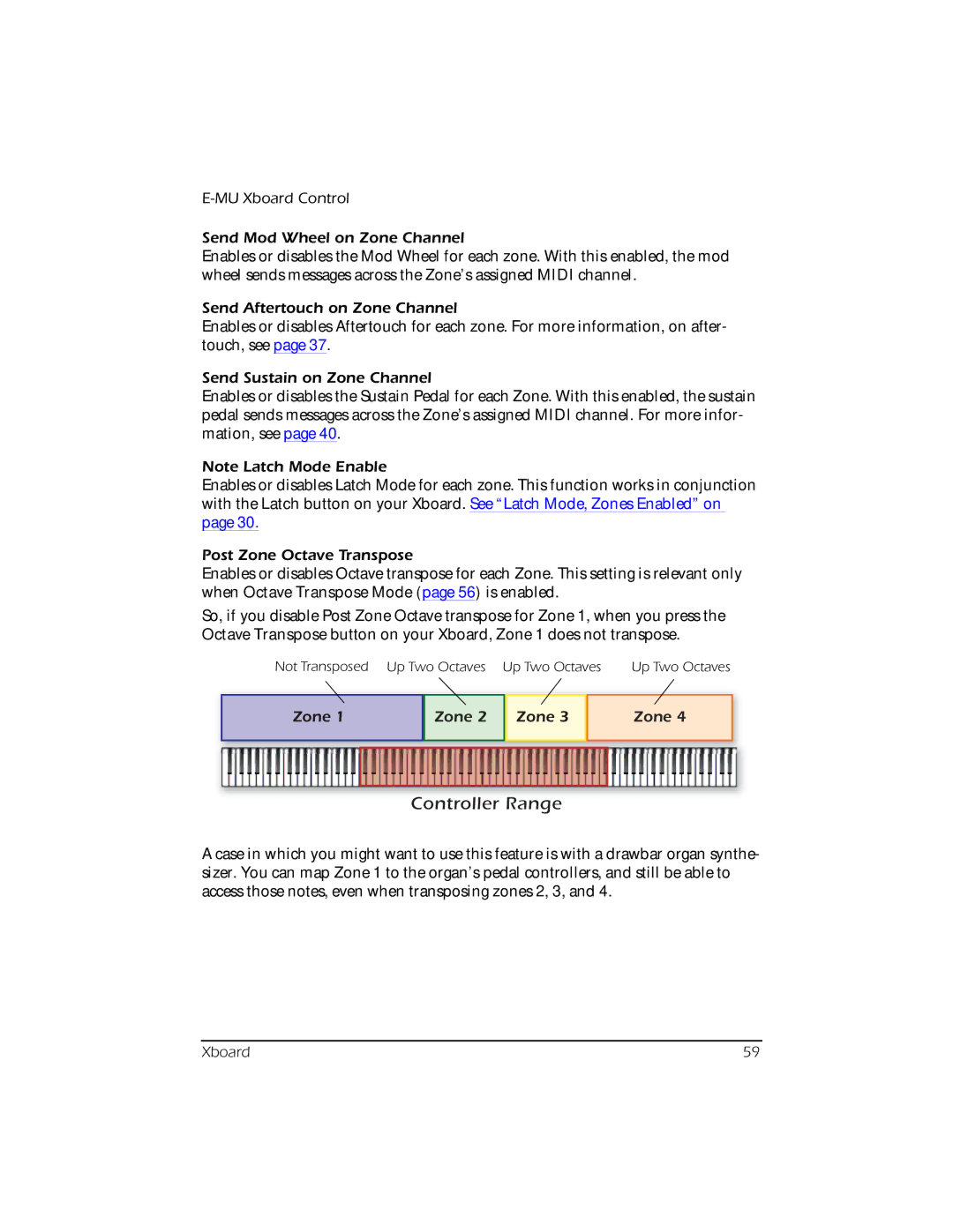 Creative E-MU manual Controller Range 