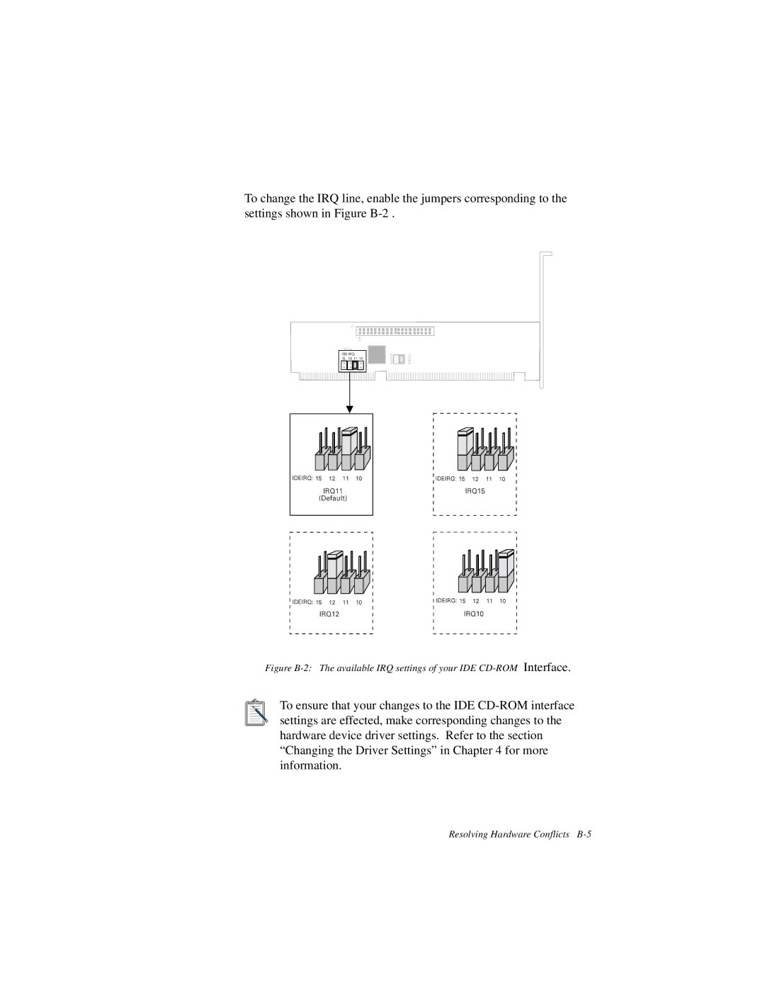 Creative GCD-R542B manual Resolving Hardware Conflicts B-5 