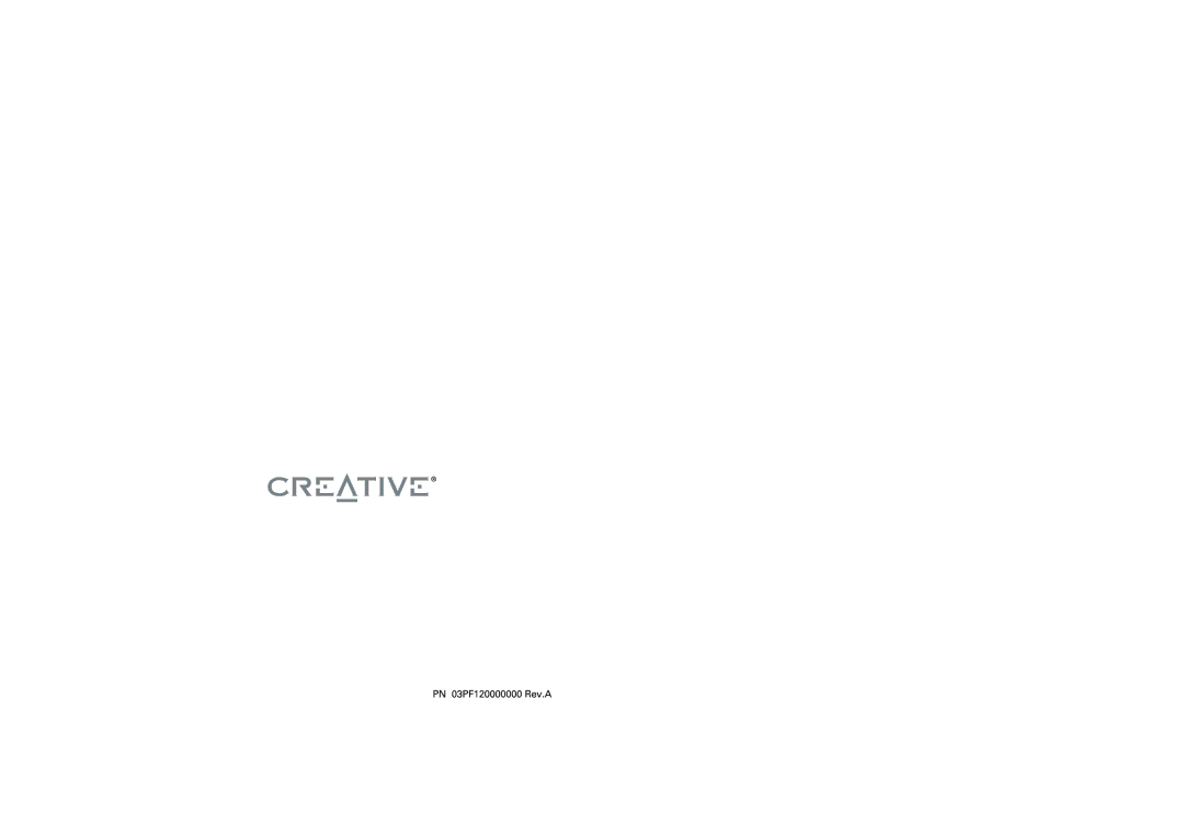 Creative Labs V200 manual 