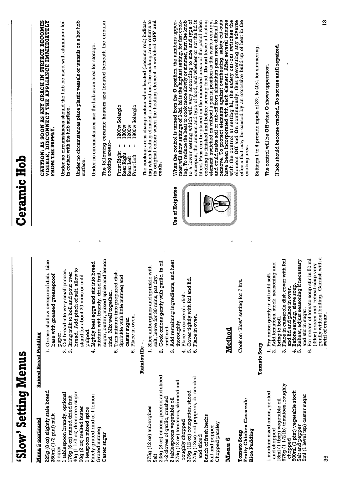 Creda 48444 manual 