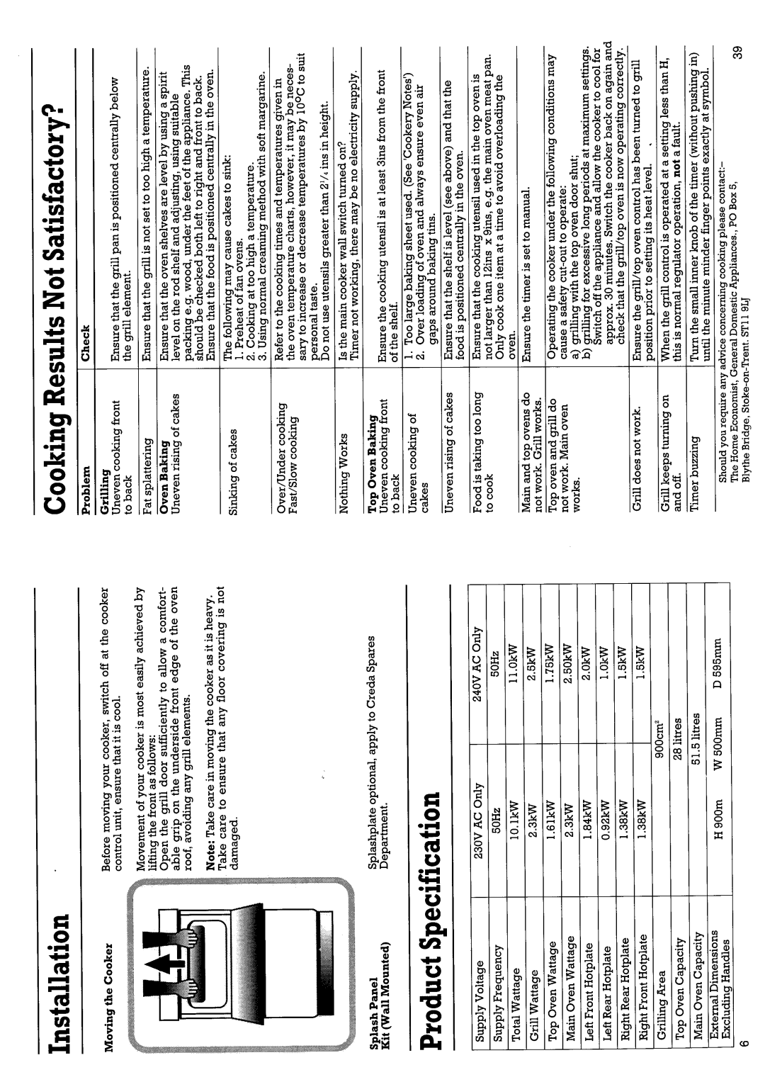 Creda 49134 manual 