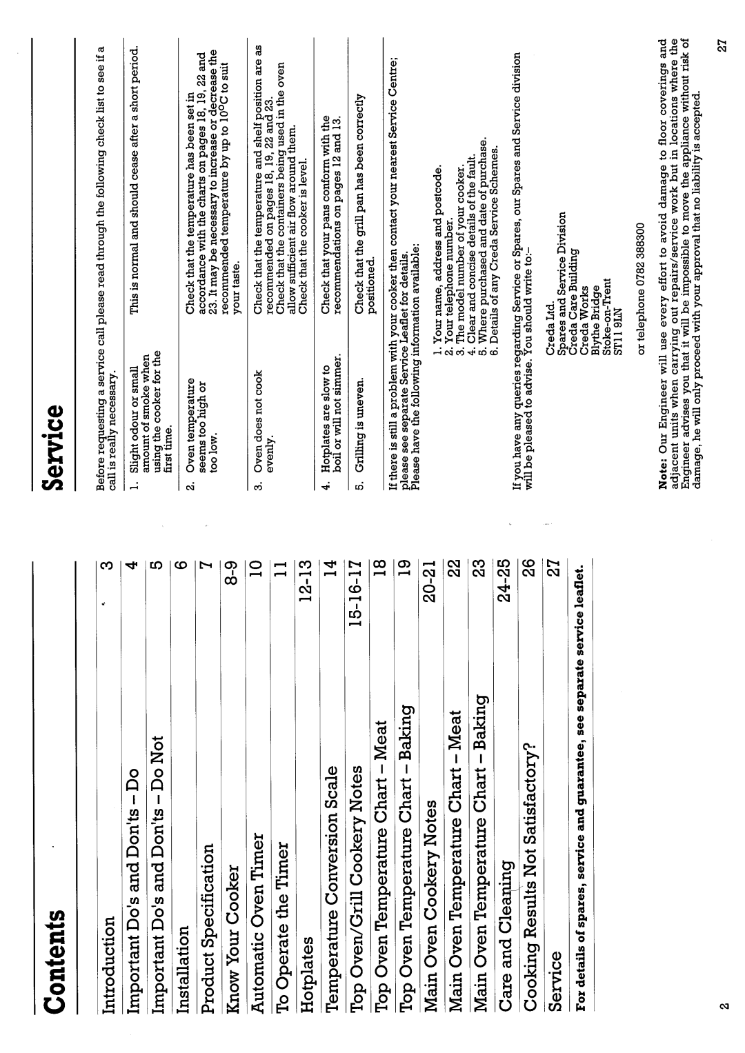 Creda 49515/7 manual 