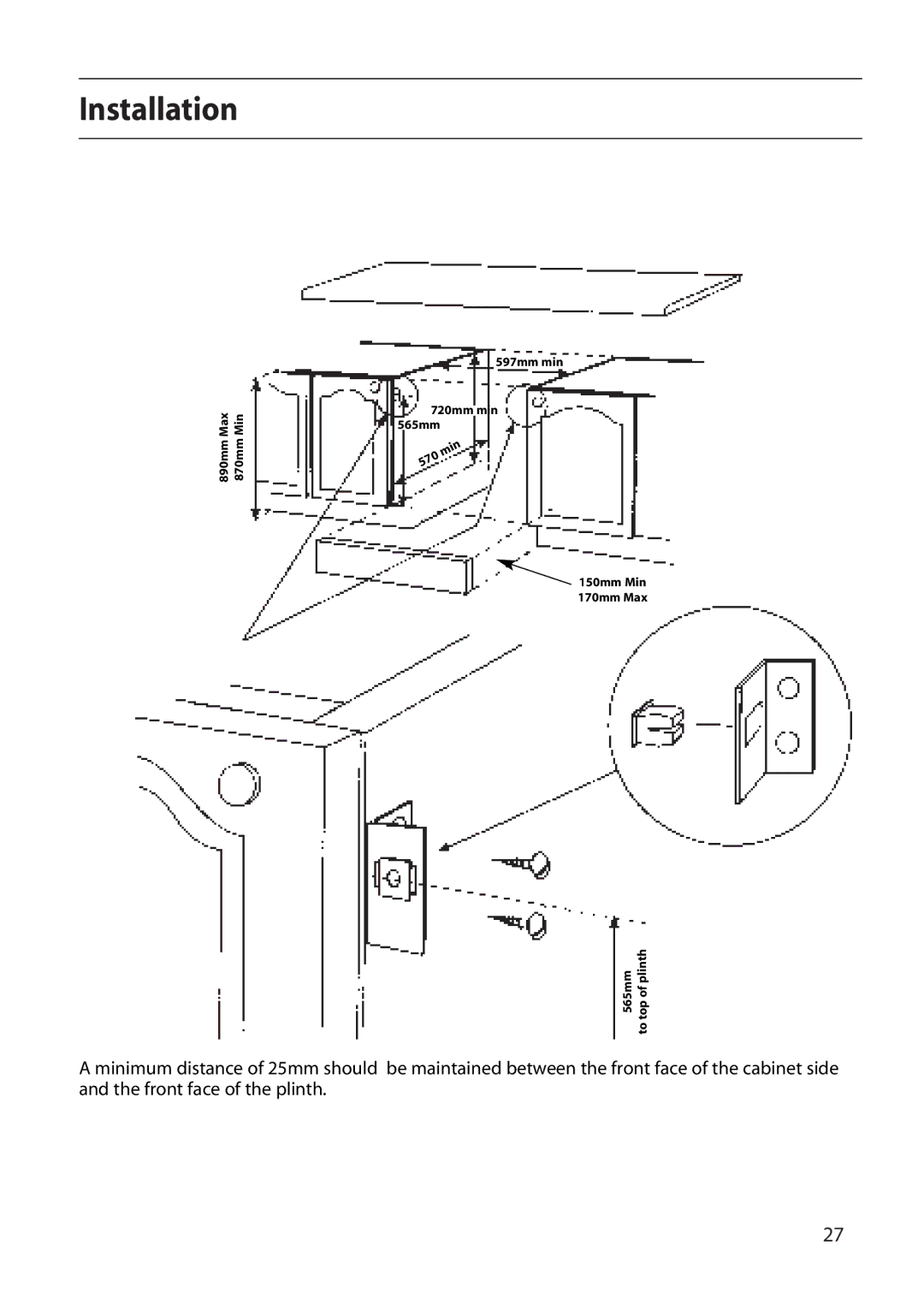 Creda S220E manual Top 