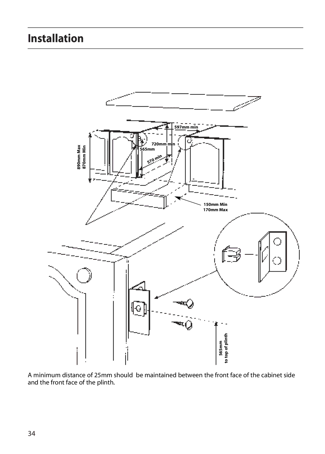 Creda S420E manual Top 