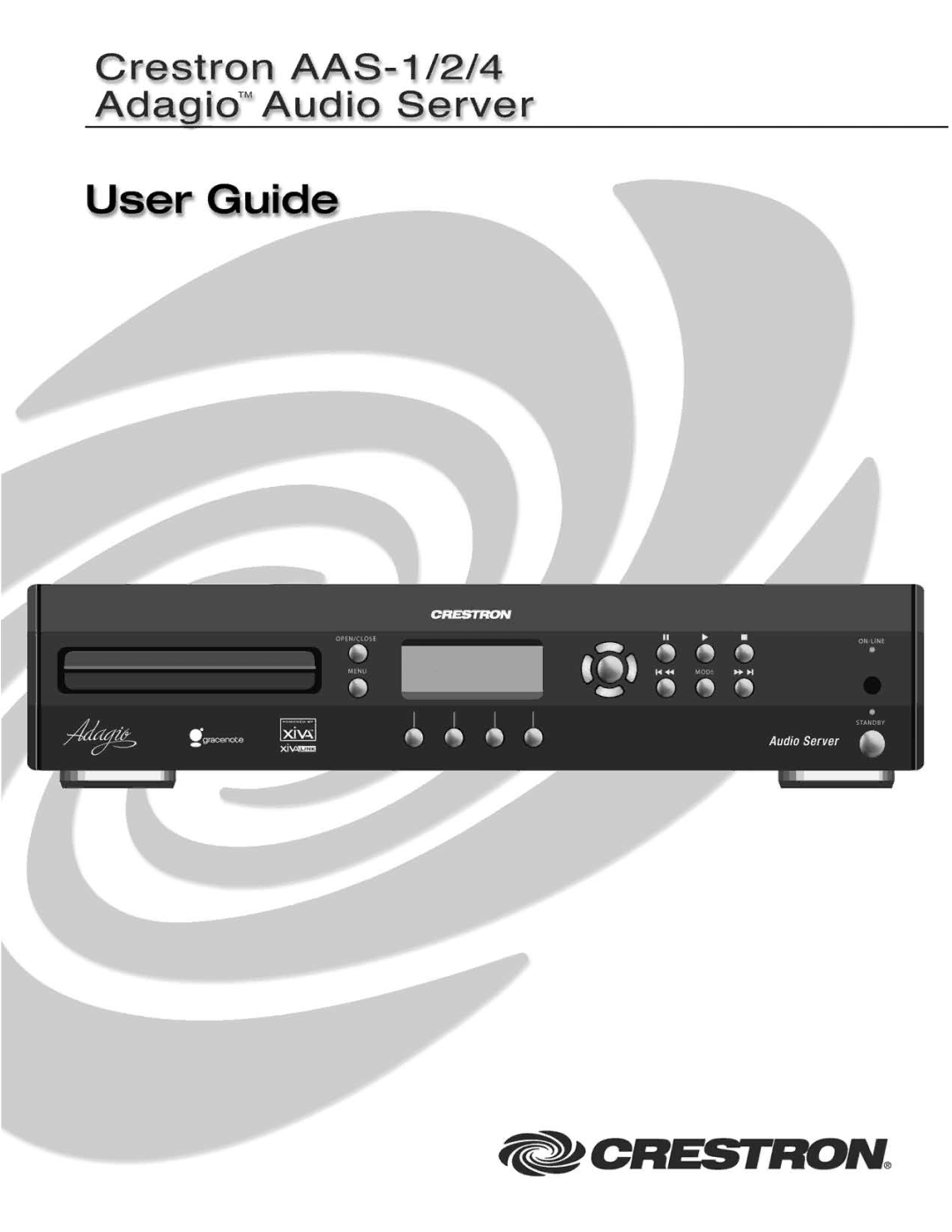 Crestron electronic AAS-2, AAS-4, AAS-1/2/4 manual 