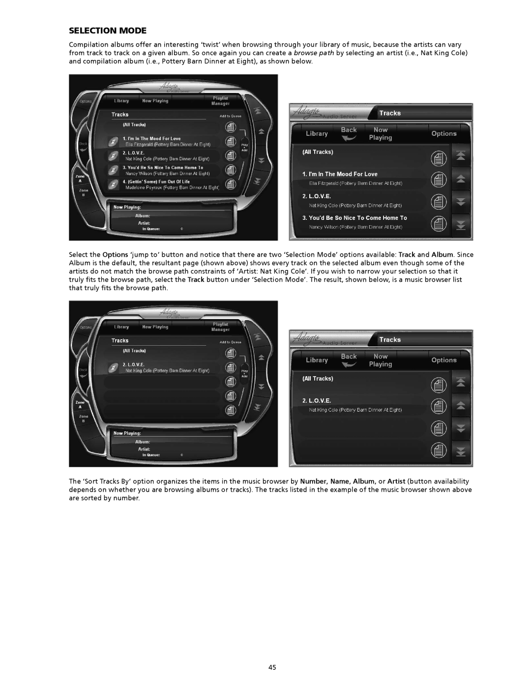 Crestron electronic AAS-2, AAS-4, AAS-1/2/4 manual Selection Mode 