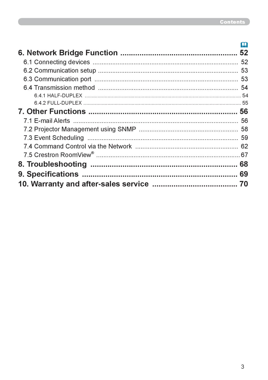 Crestron electronic CP-WX8240, CP-X8150 user manual Network Bridge Function, Other Functions 