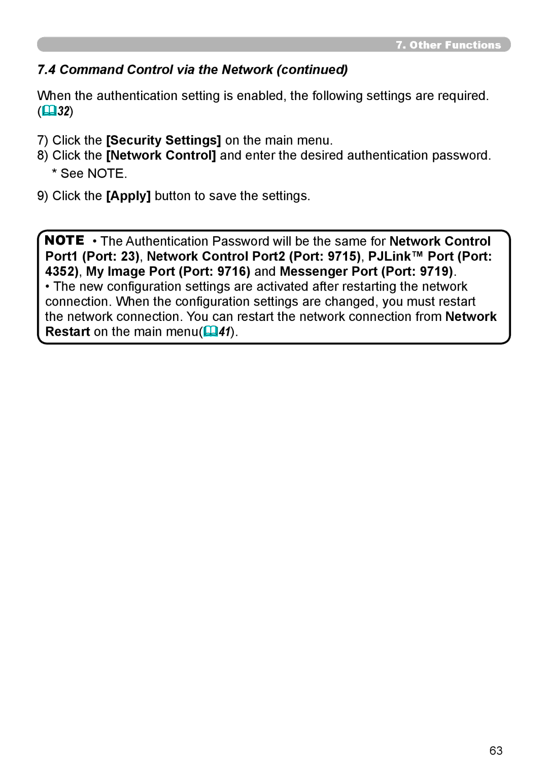 Crestron electronic CP-WX8240, CP-X8150 user manual Command Control via the Network 