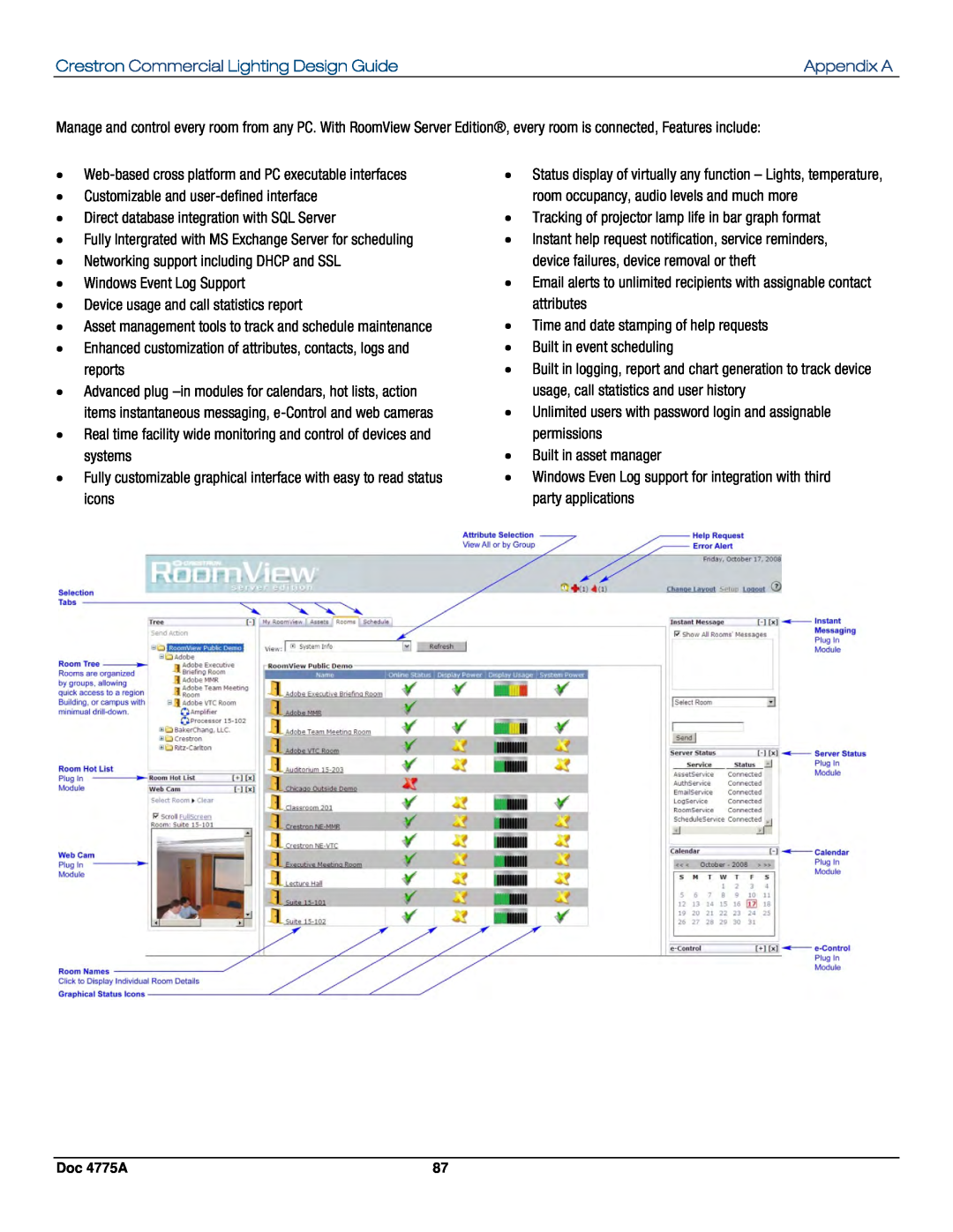 Crestron electronic IPAC-GL1, GLPS-SW-FT, GLPS-HSW, GLPS-HDSW-FT Appendix A, Crestron Commercial Lighting Design Guide 