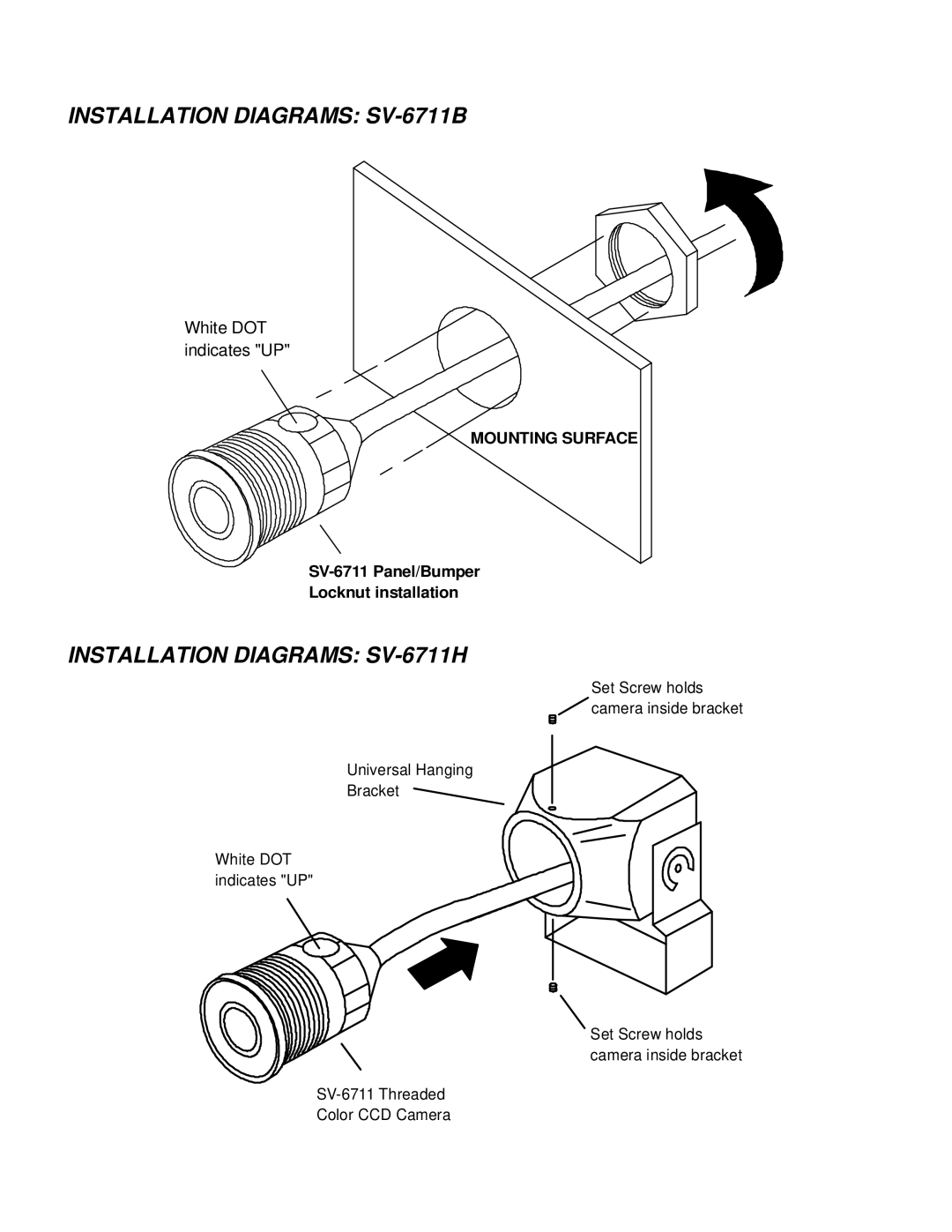 Crimestopper Security Products SV-6710 specifications Installation Diagrams SV-6711B 