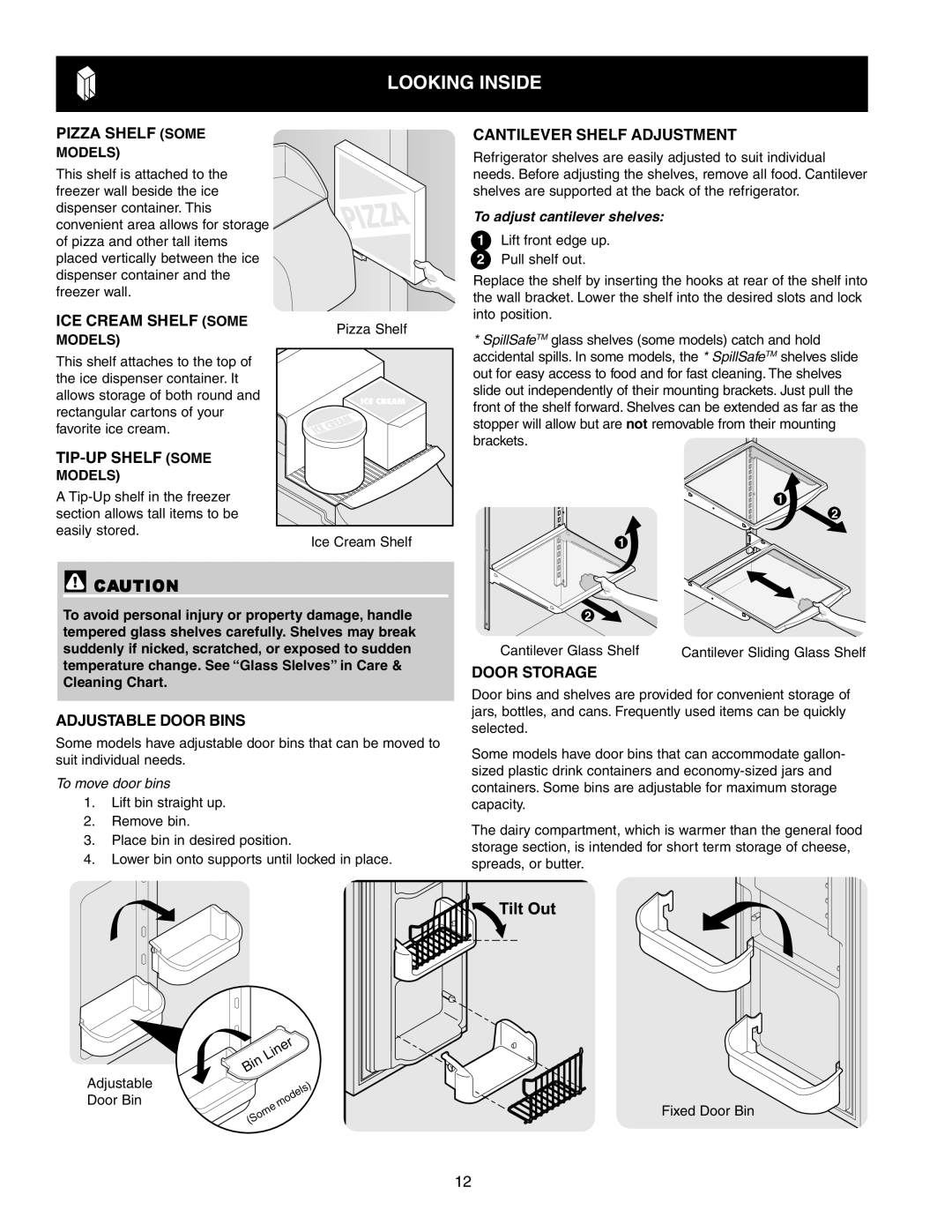 Crosley 241024401 manual Looking Inside 