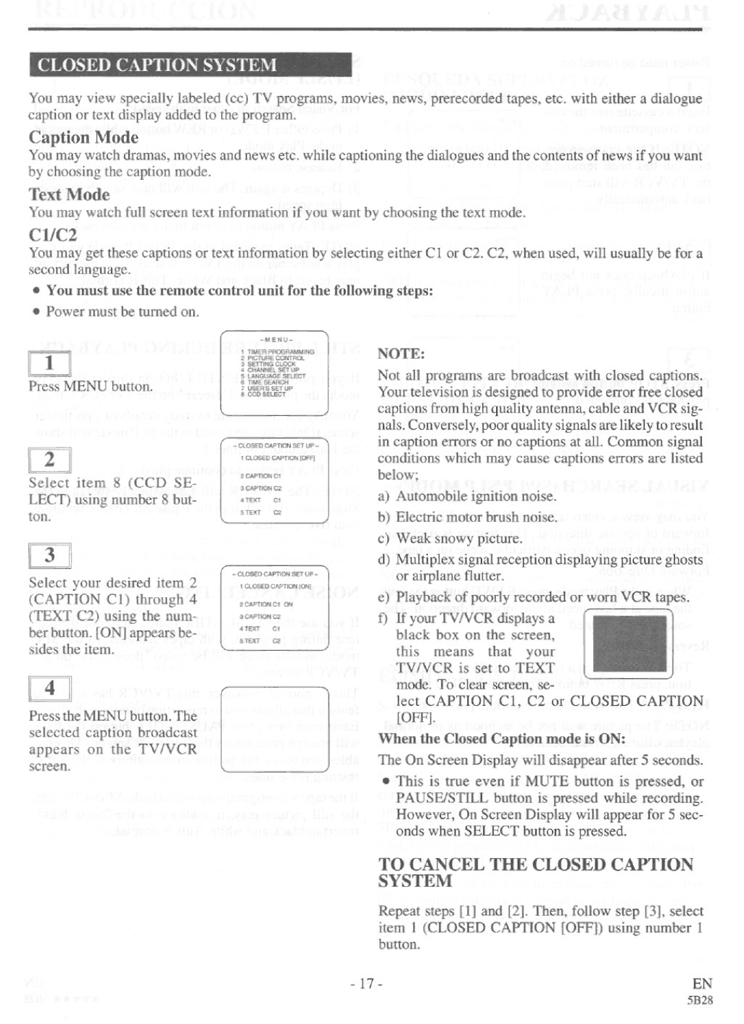 Crosley CTVCR19E1 manual 