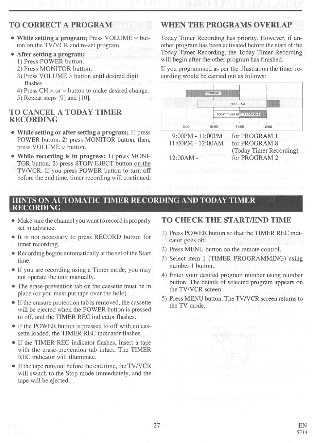 Crosley CTVCR19E1 manual 