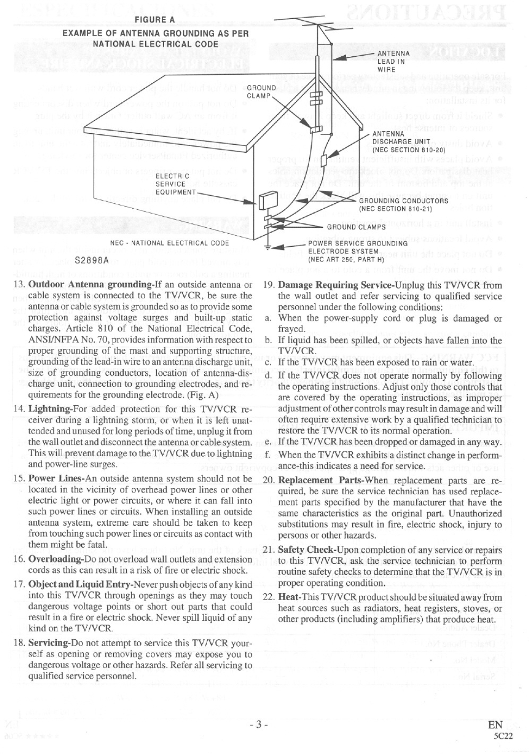 Crosley CTVCR19E1 manual 