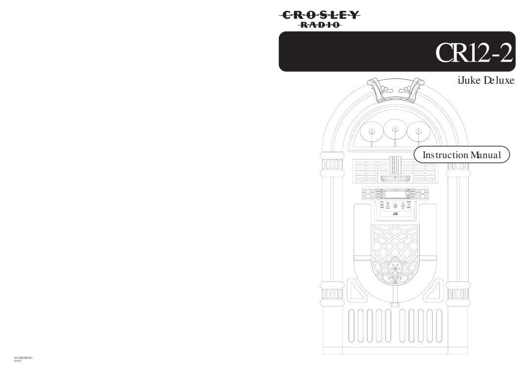 Crosley Radio CR12-2 instruction manual 