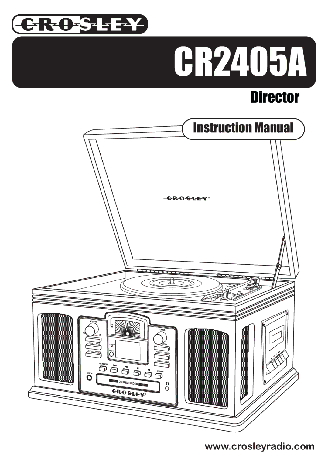 Crosley Radio CR2405A manual Rmnlop 