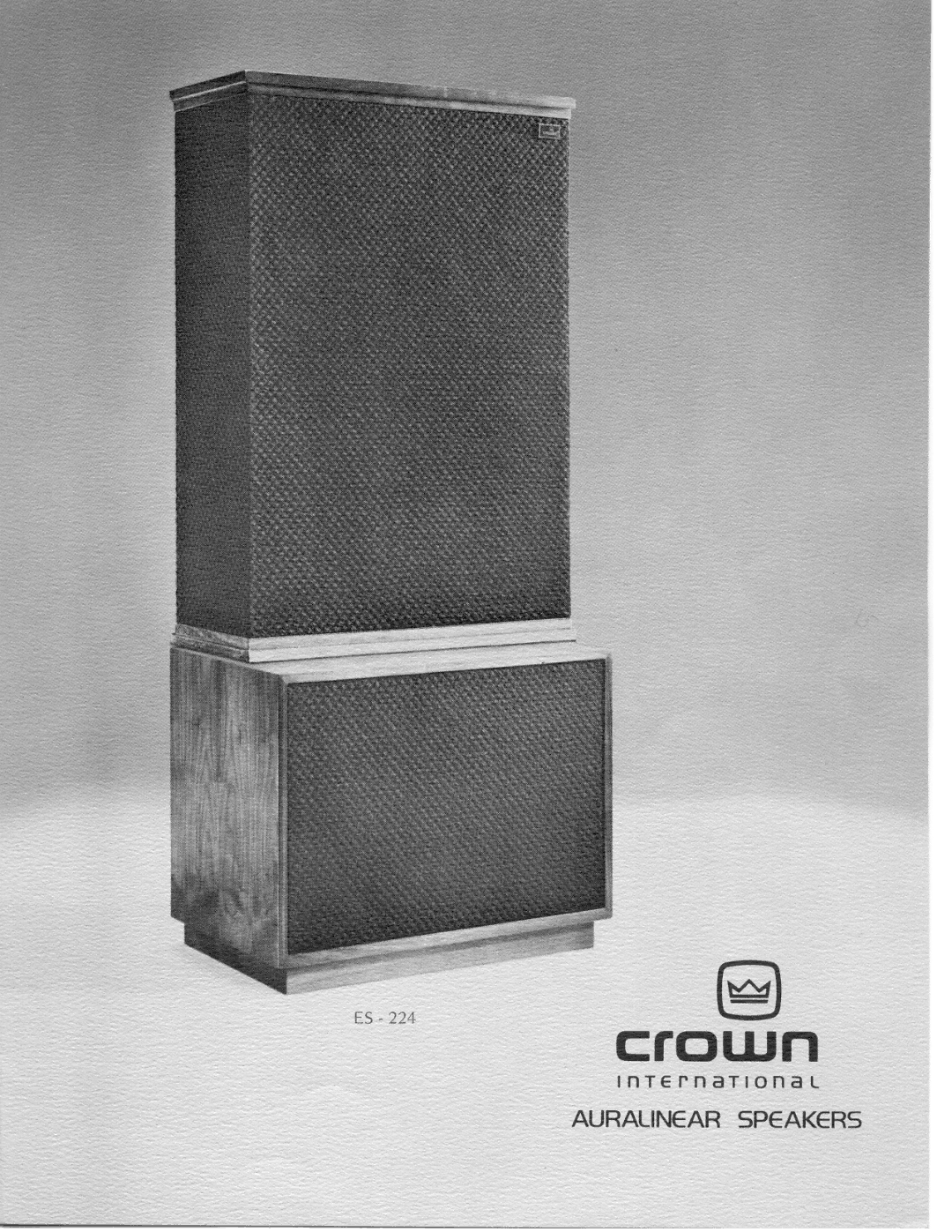 Crown Audio ES-224 manual 