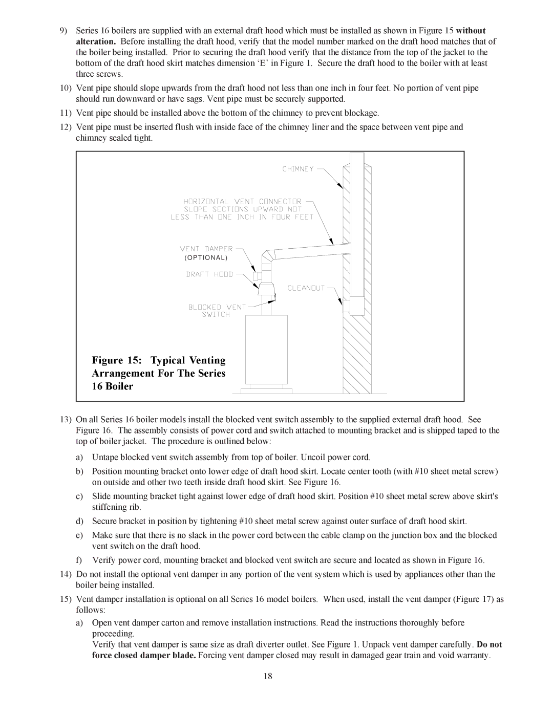 Crown Boiler 16-325 500506 manual Typical Venting Arrangement For The Series Boiler, 2018 