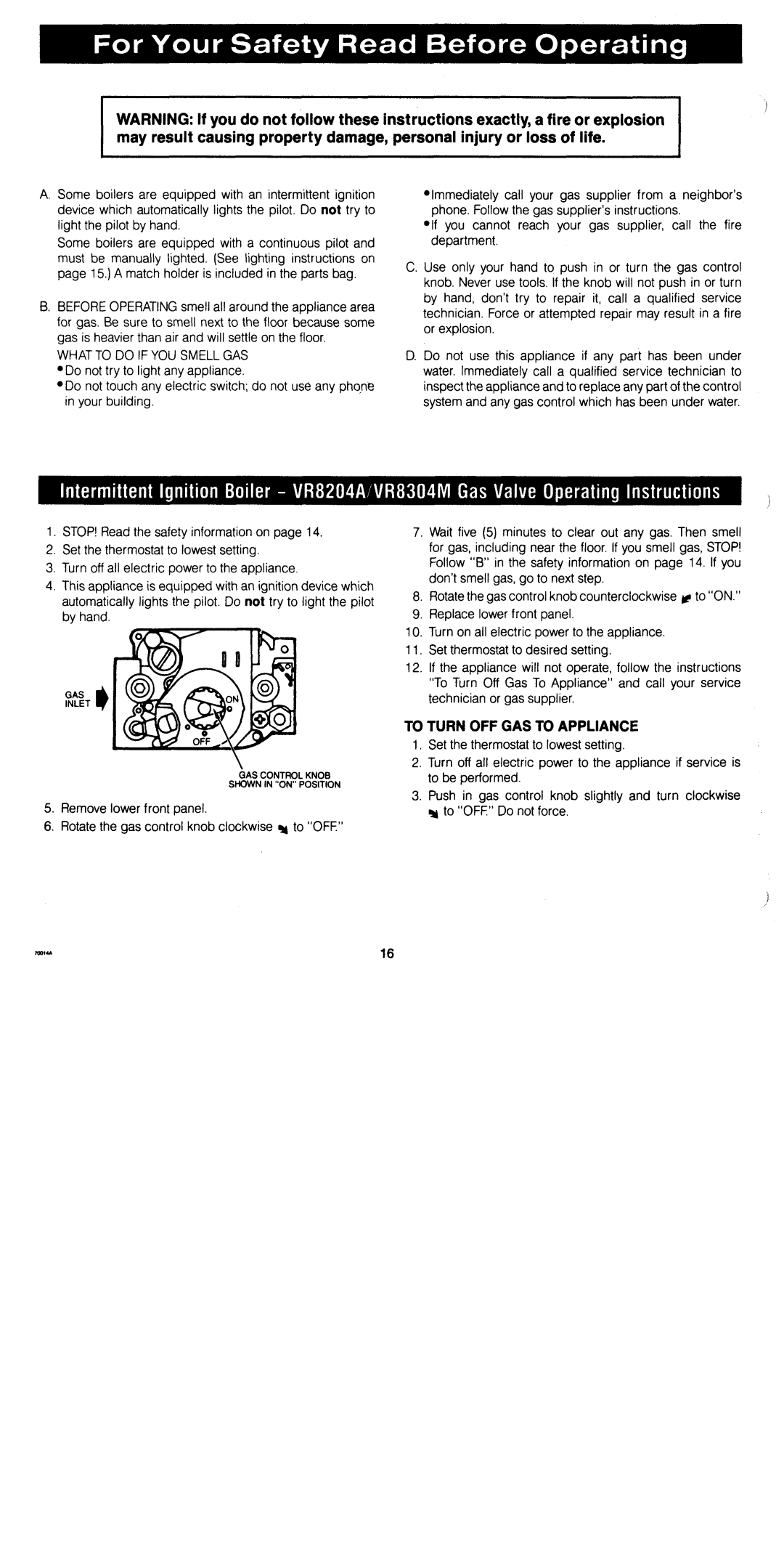 Crown Boiler ABF-SPD, ABF-EID manual 