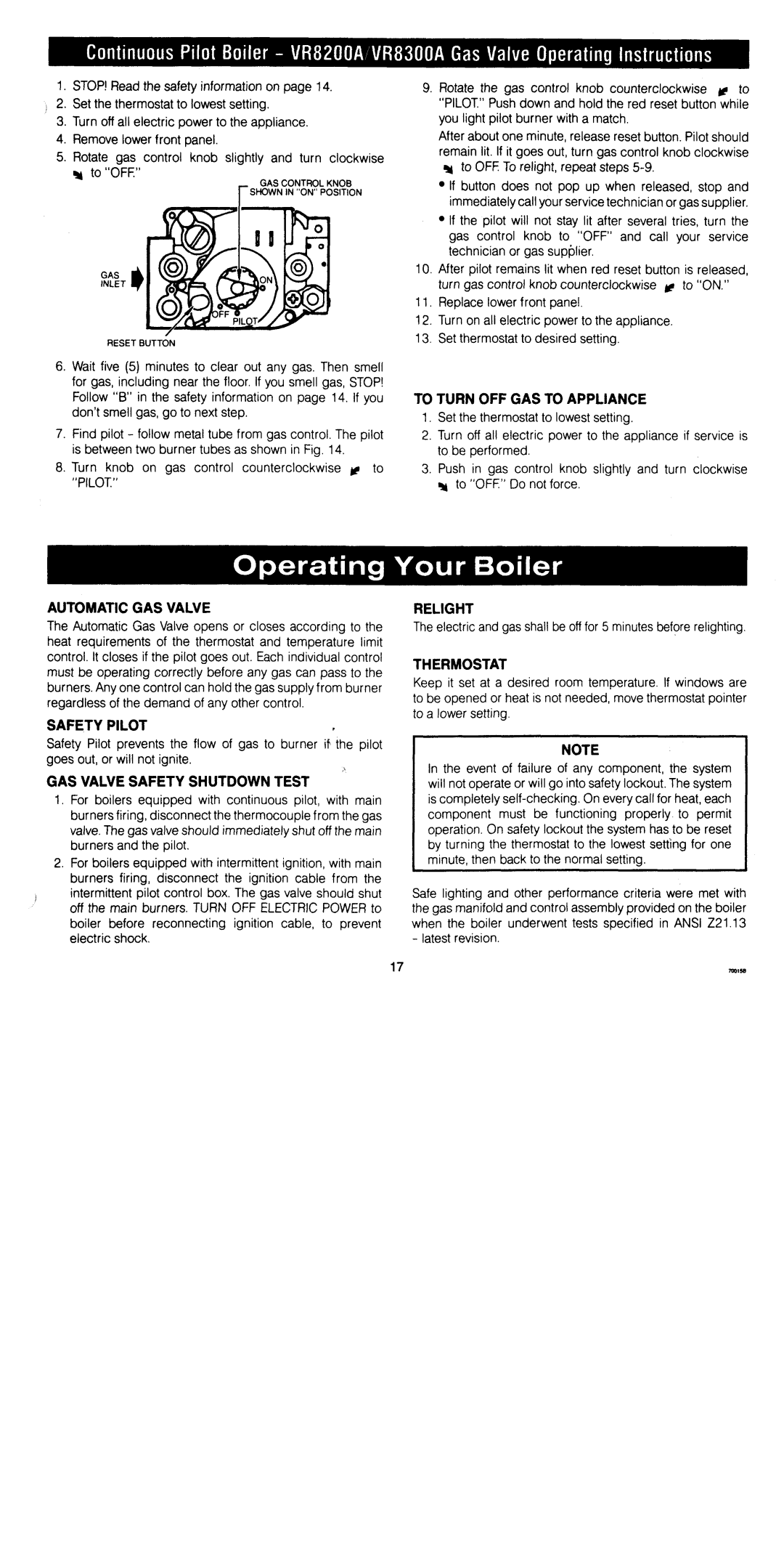 Crown Boiler ABF-EID, ABF-SPD manual 