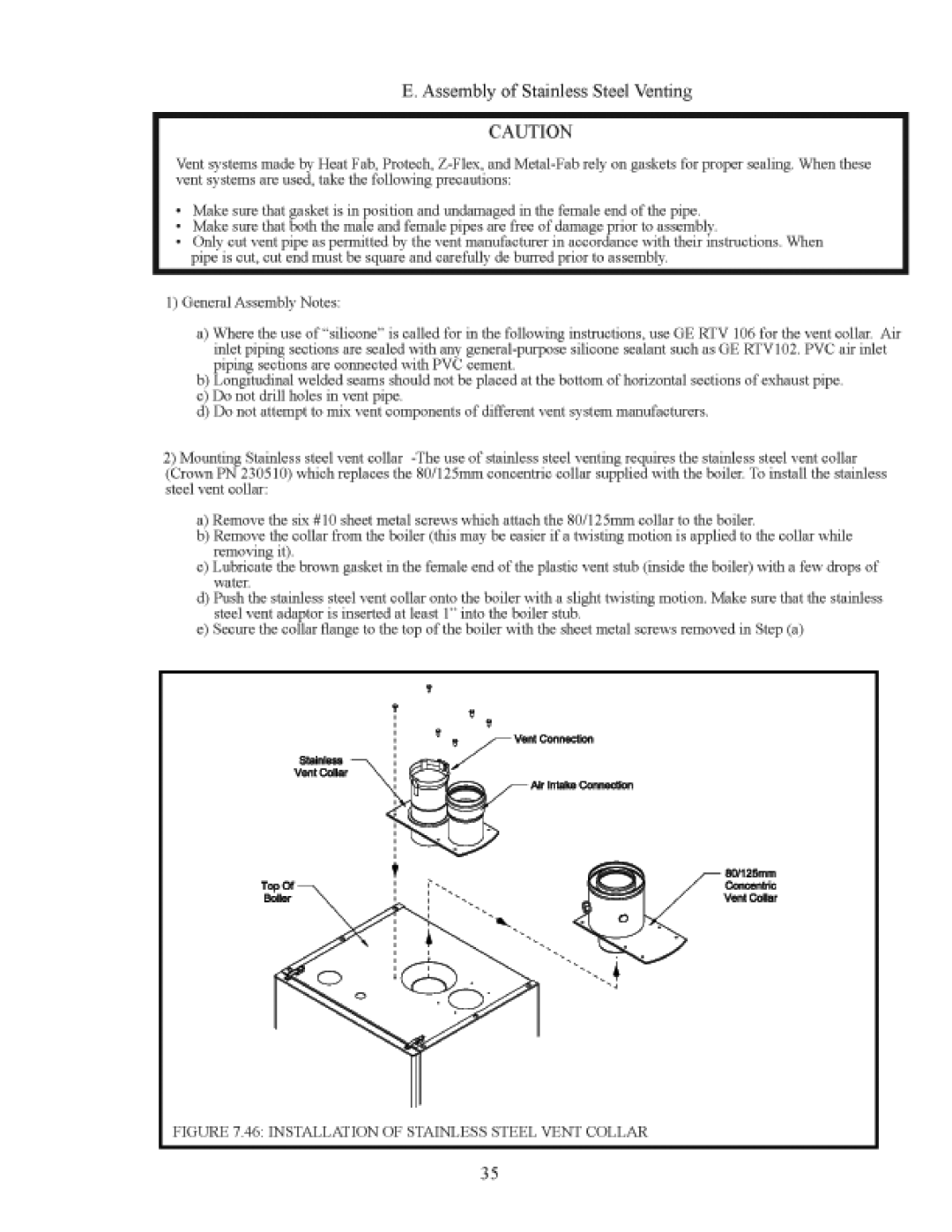 Crown Boiler BWC151 manual 