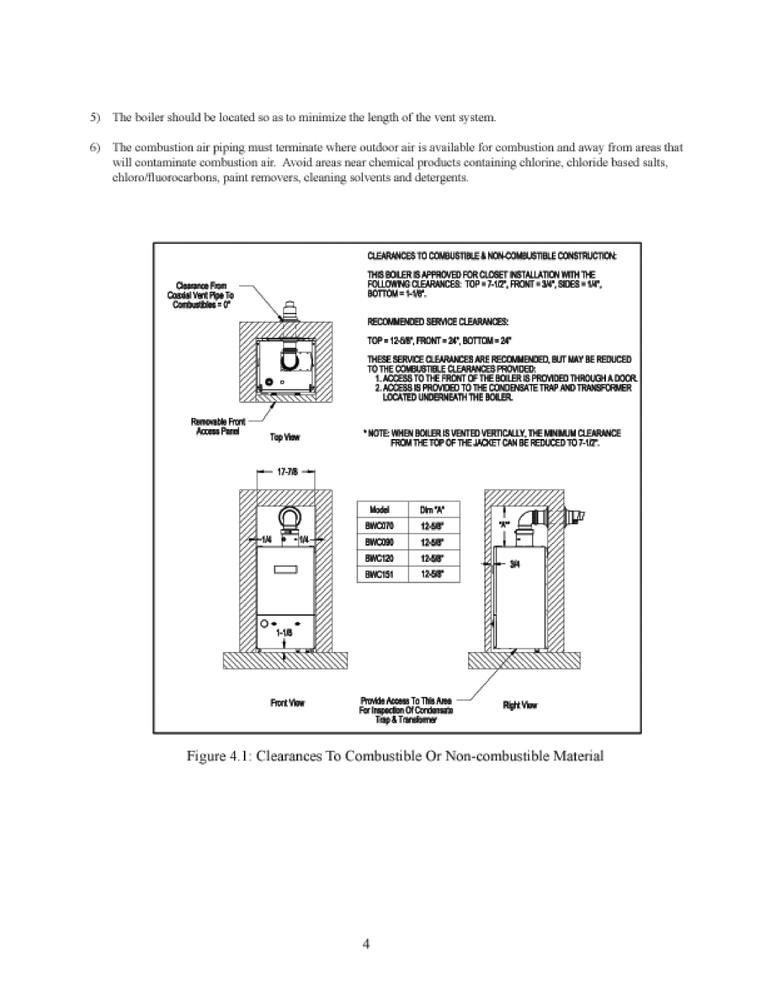 Crown Boiler BWC151 manual 