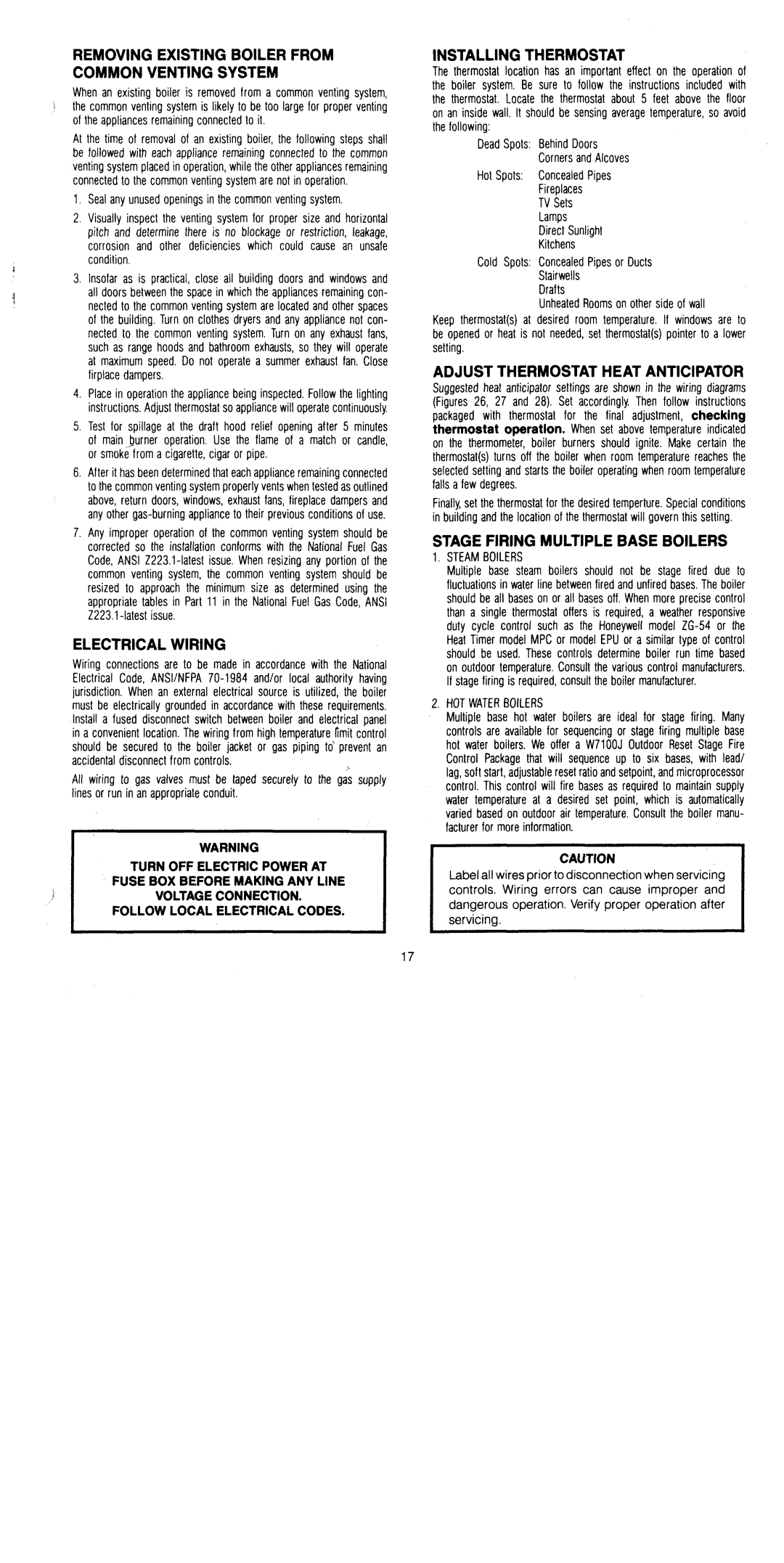 Crown Boiler C247 manual 