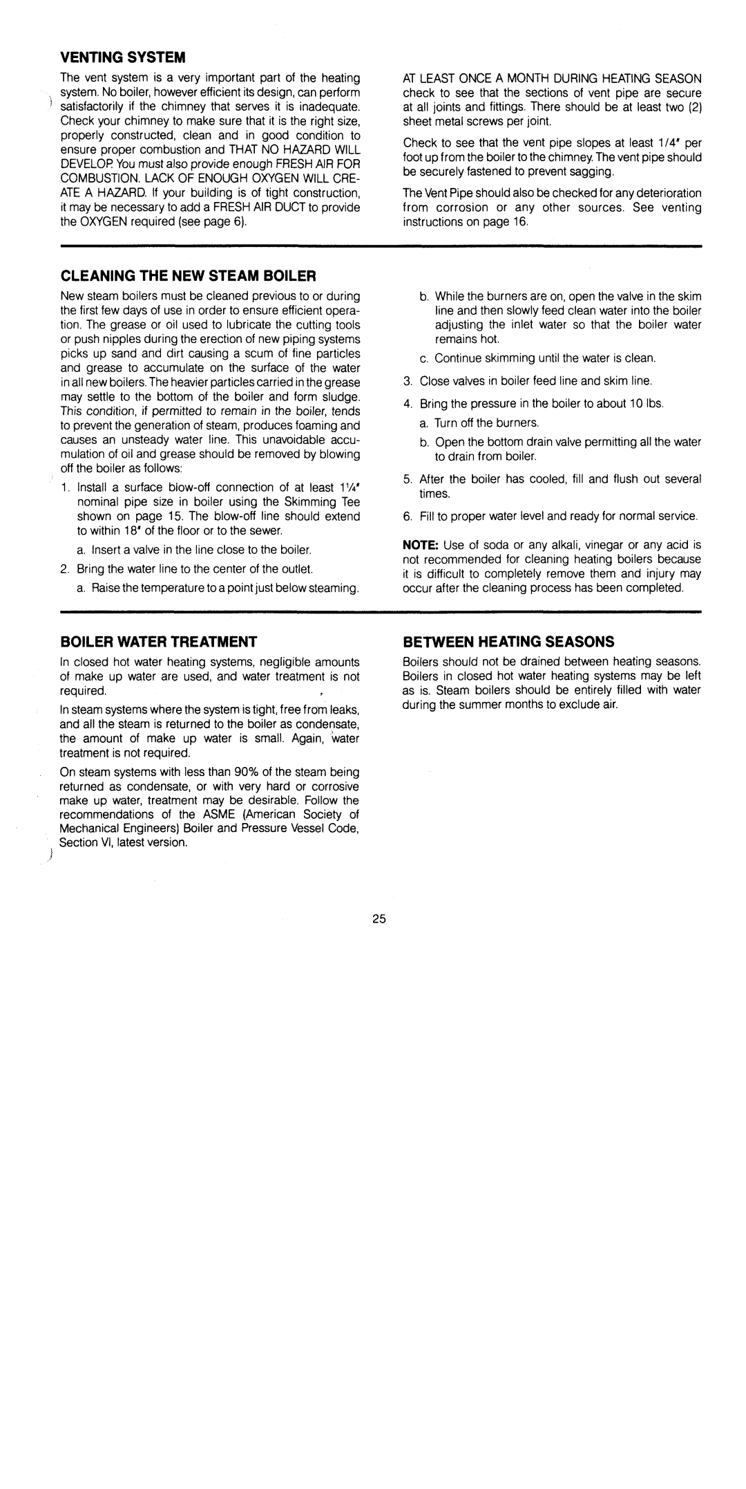 Crown Boiler C247 manual 