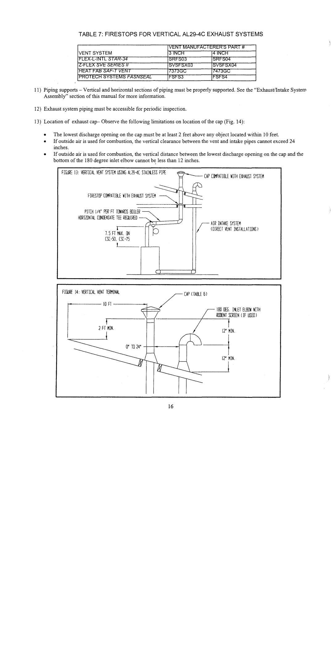 Crown Boiler CSC Series manual 