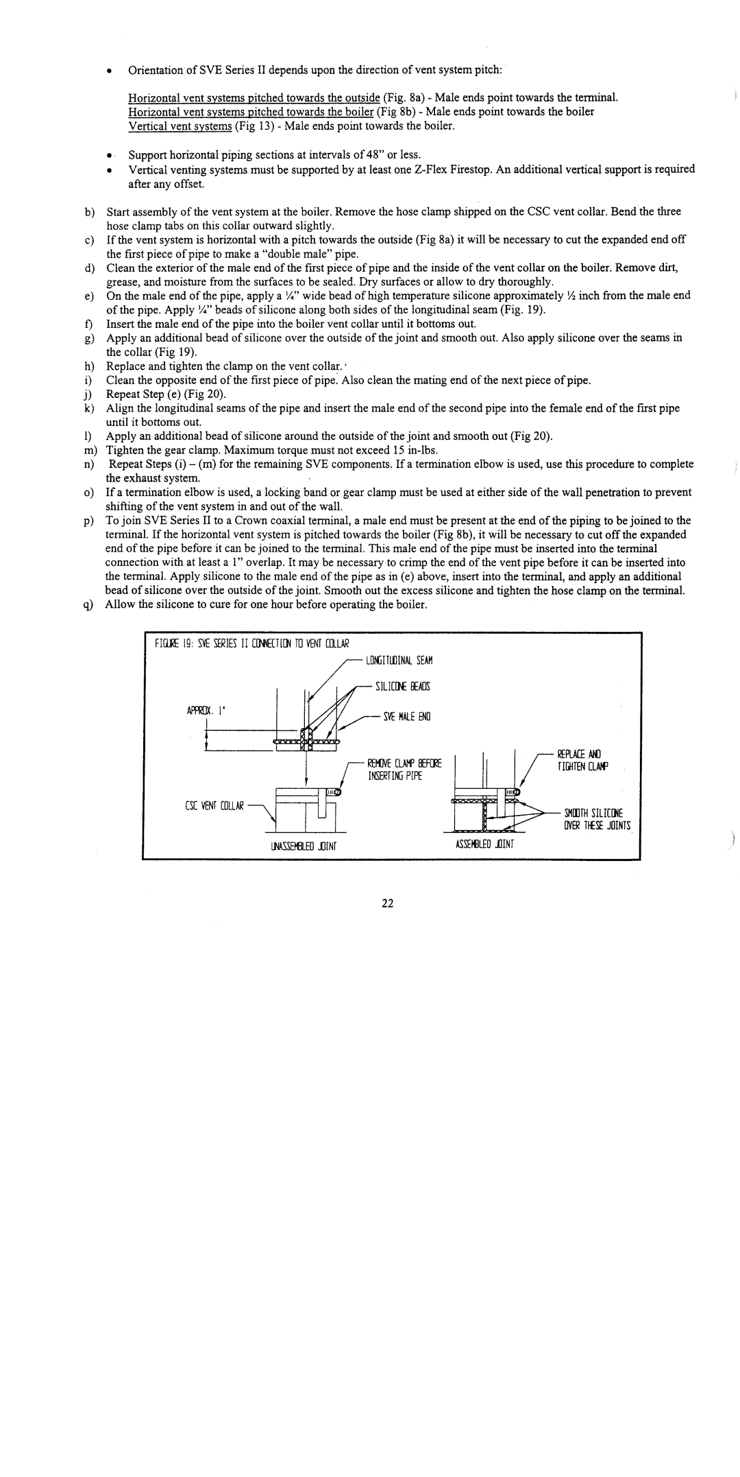 Crown Boiler CSC Series manual 