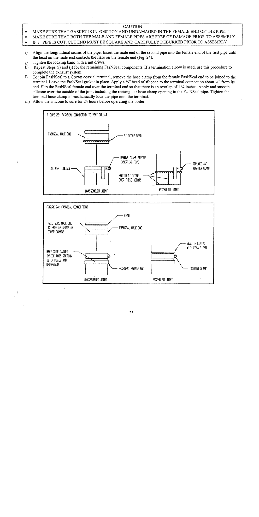 Crown Boiler CSC Series manual 