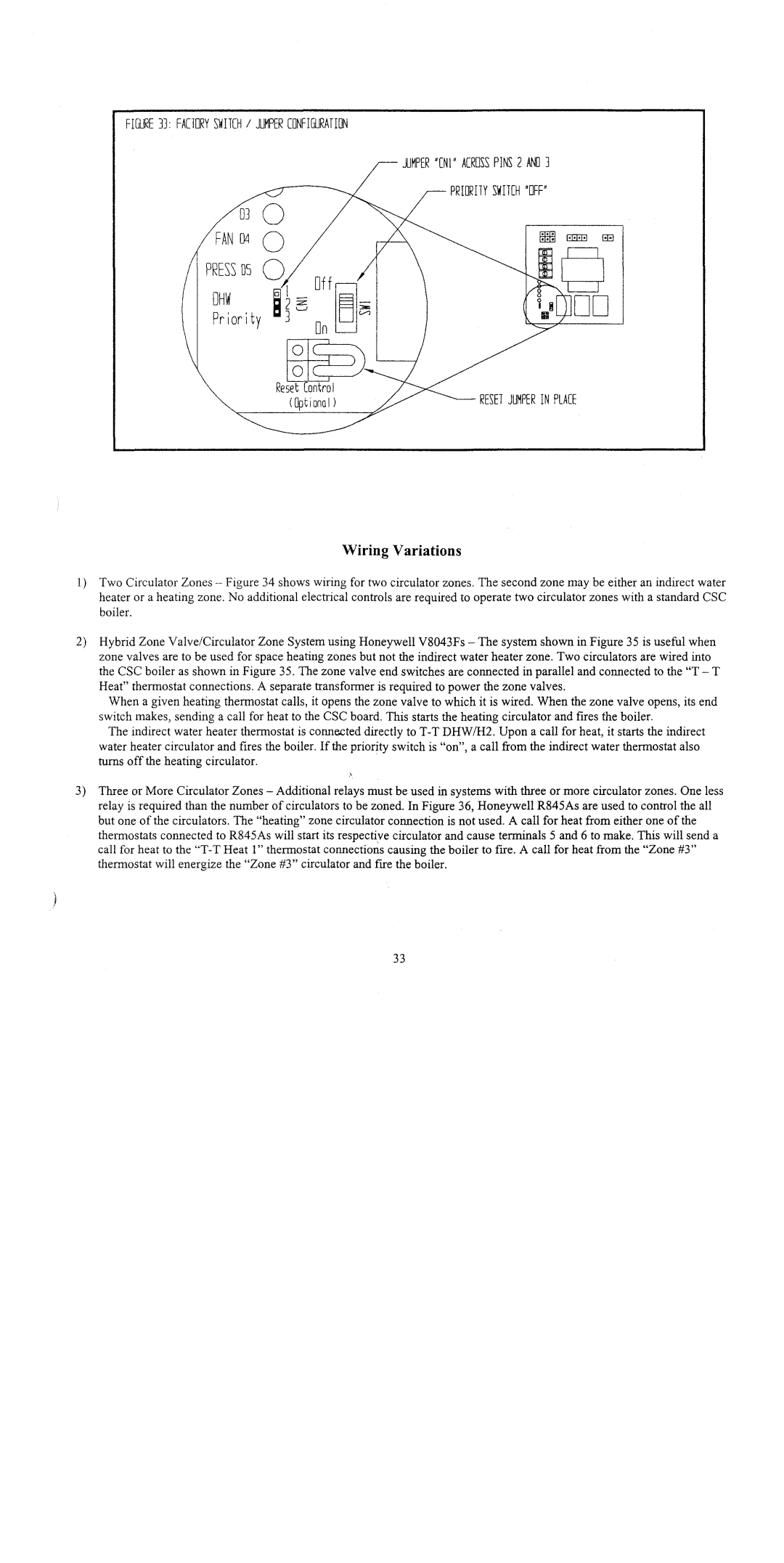 Crown Boiler CSC Series manual 