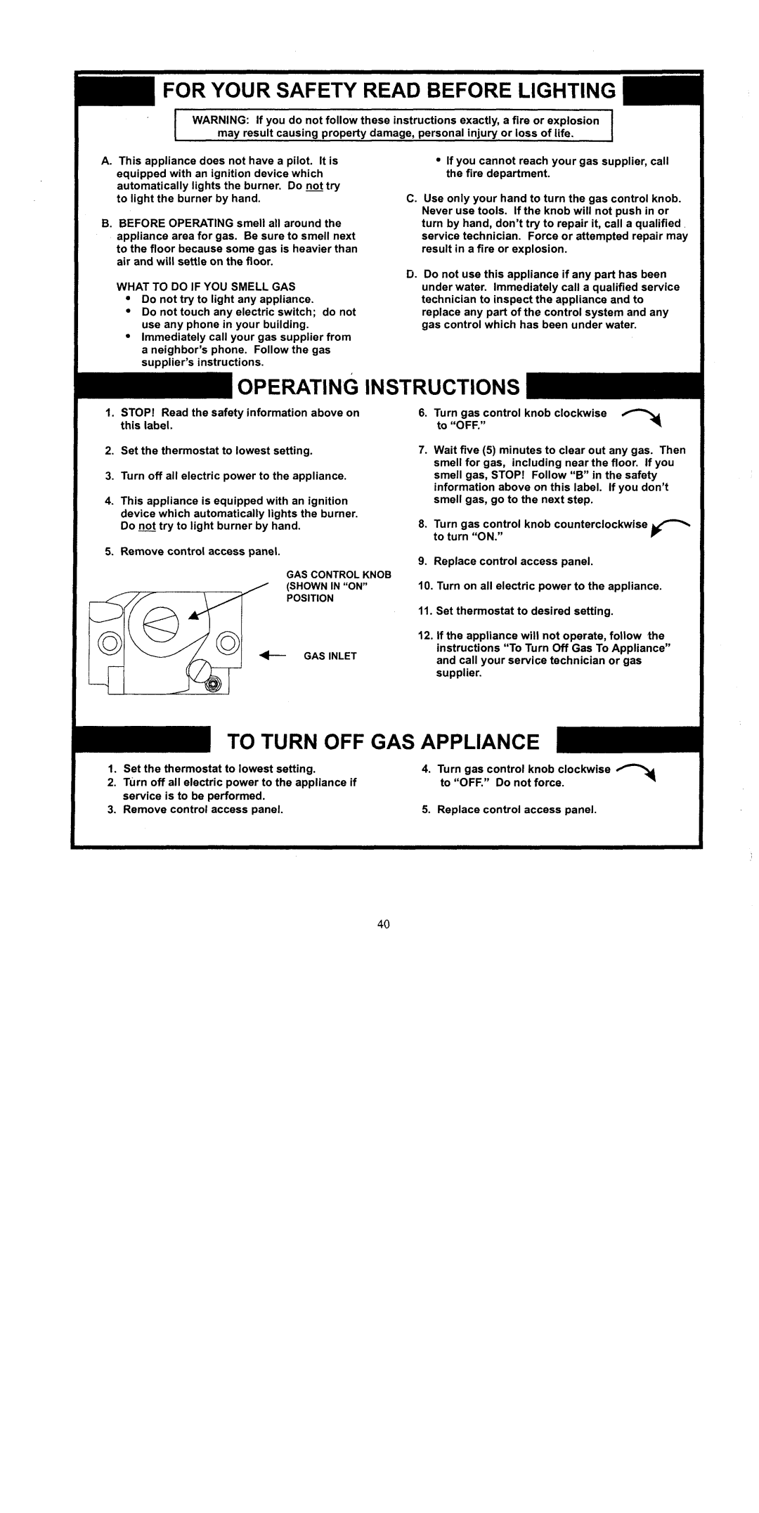 Crown Boiler CSC Series manual 