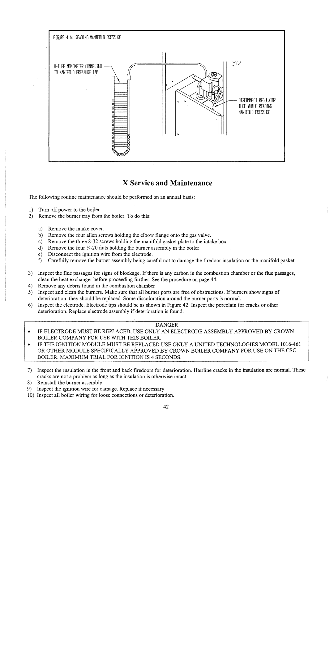 Crown Boiler CSC Series manual 