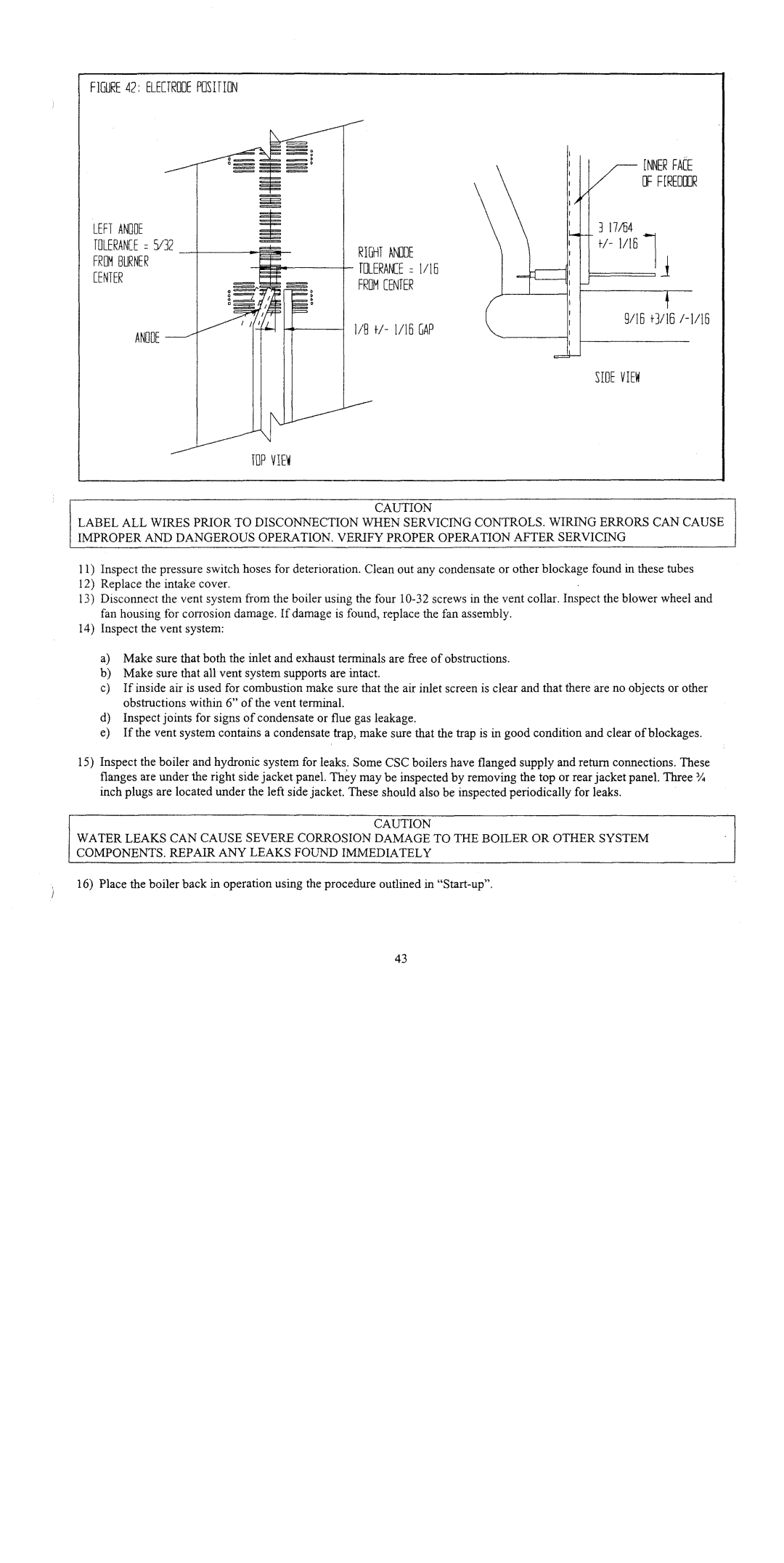 Crown Boiler CSC Series manual 