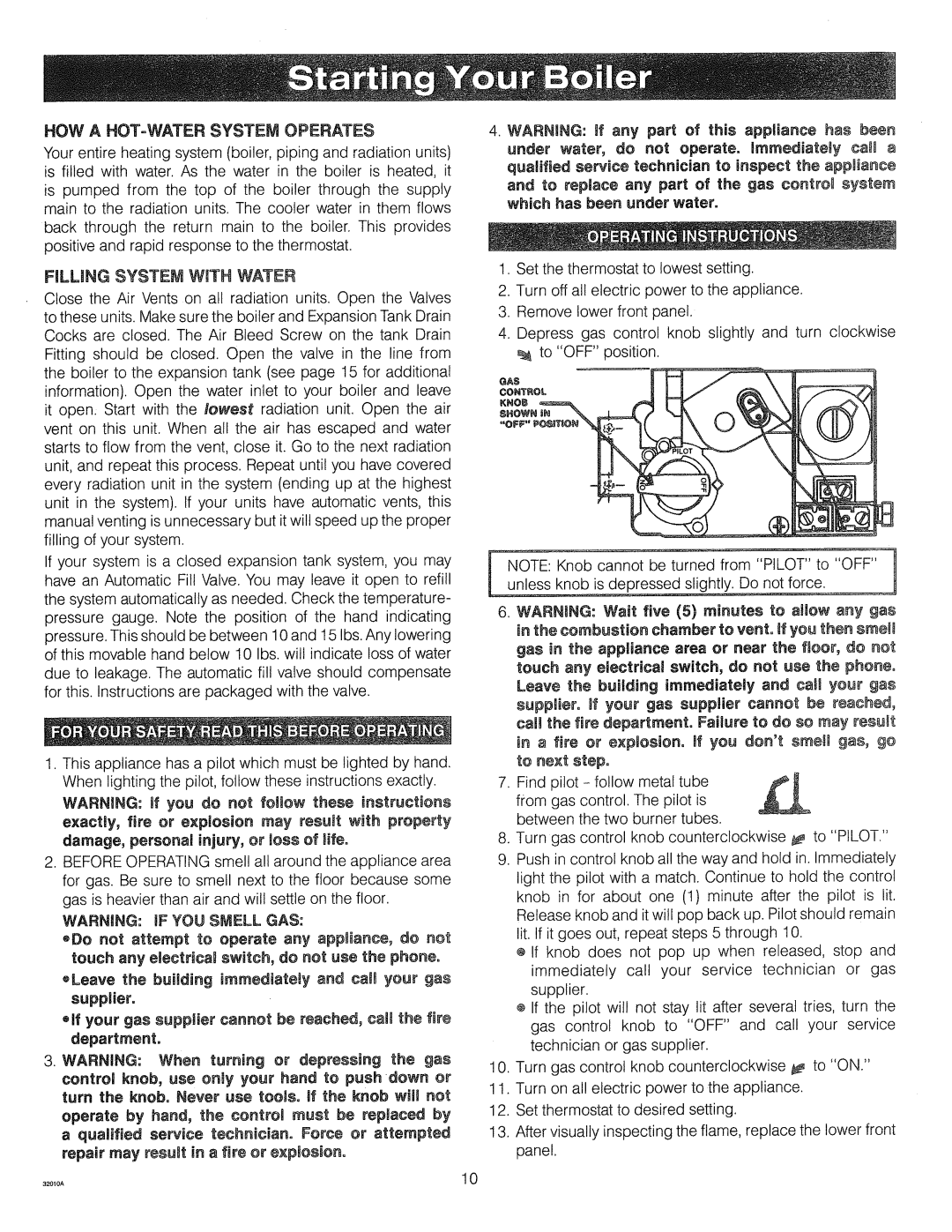 Crown Boiler DC-3185 manual 