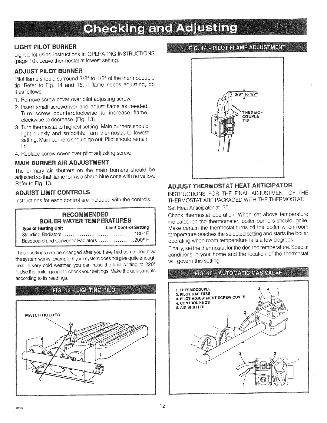 Crown Boiler DC-3185 manual 