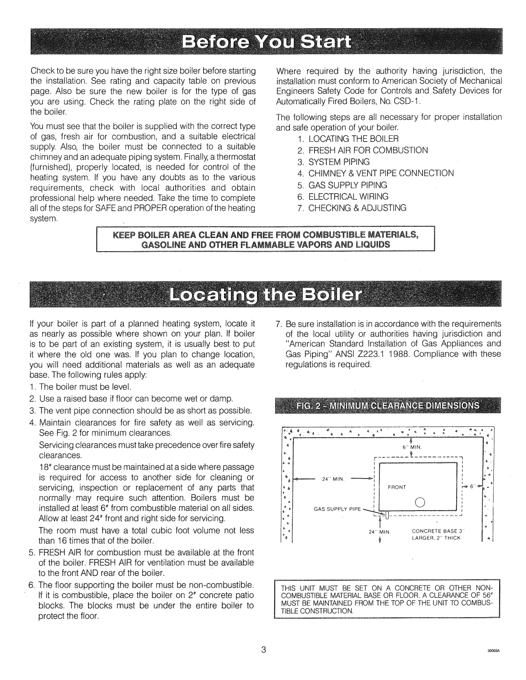 Crown Boiler DC-3185 manual 