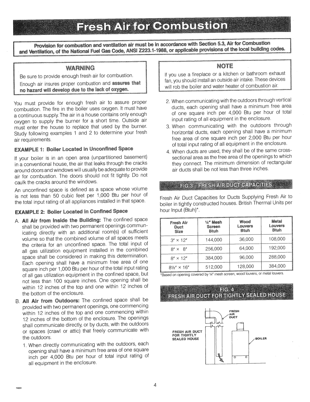 Crown Boiler DC-3185 manual 