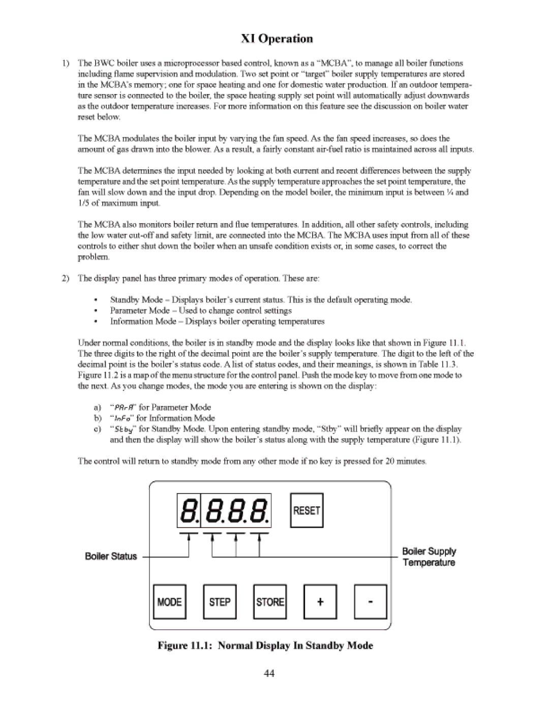 Crown Boiler DTR220 manual 