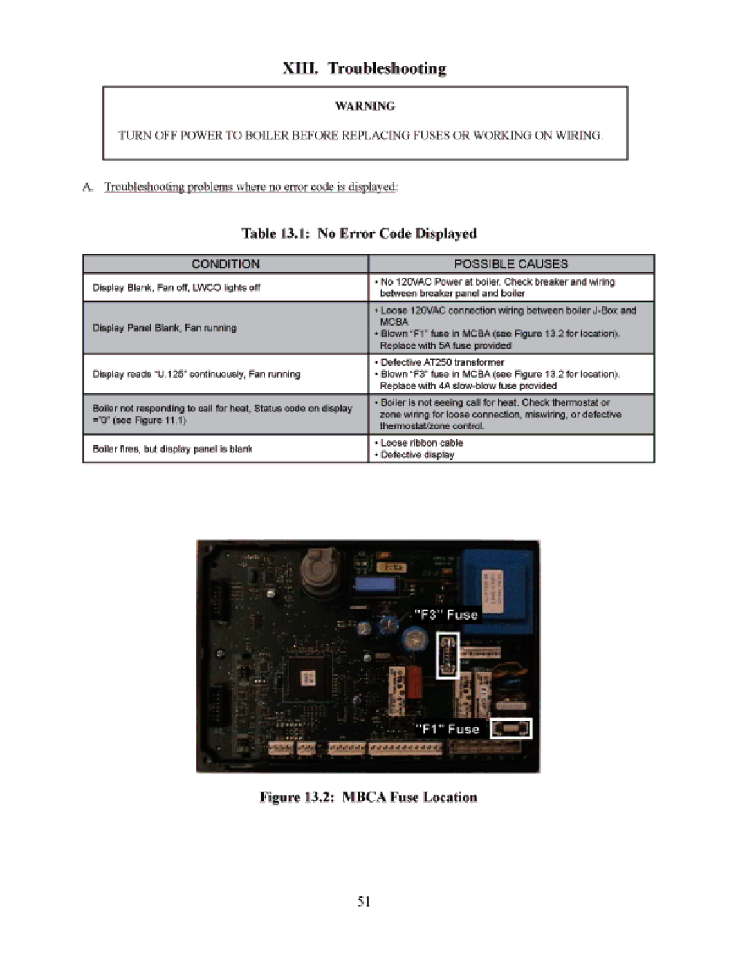 Crown Boiler DTR220 manual 