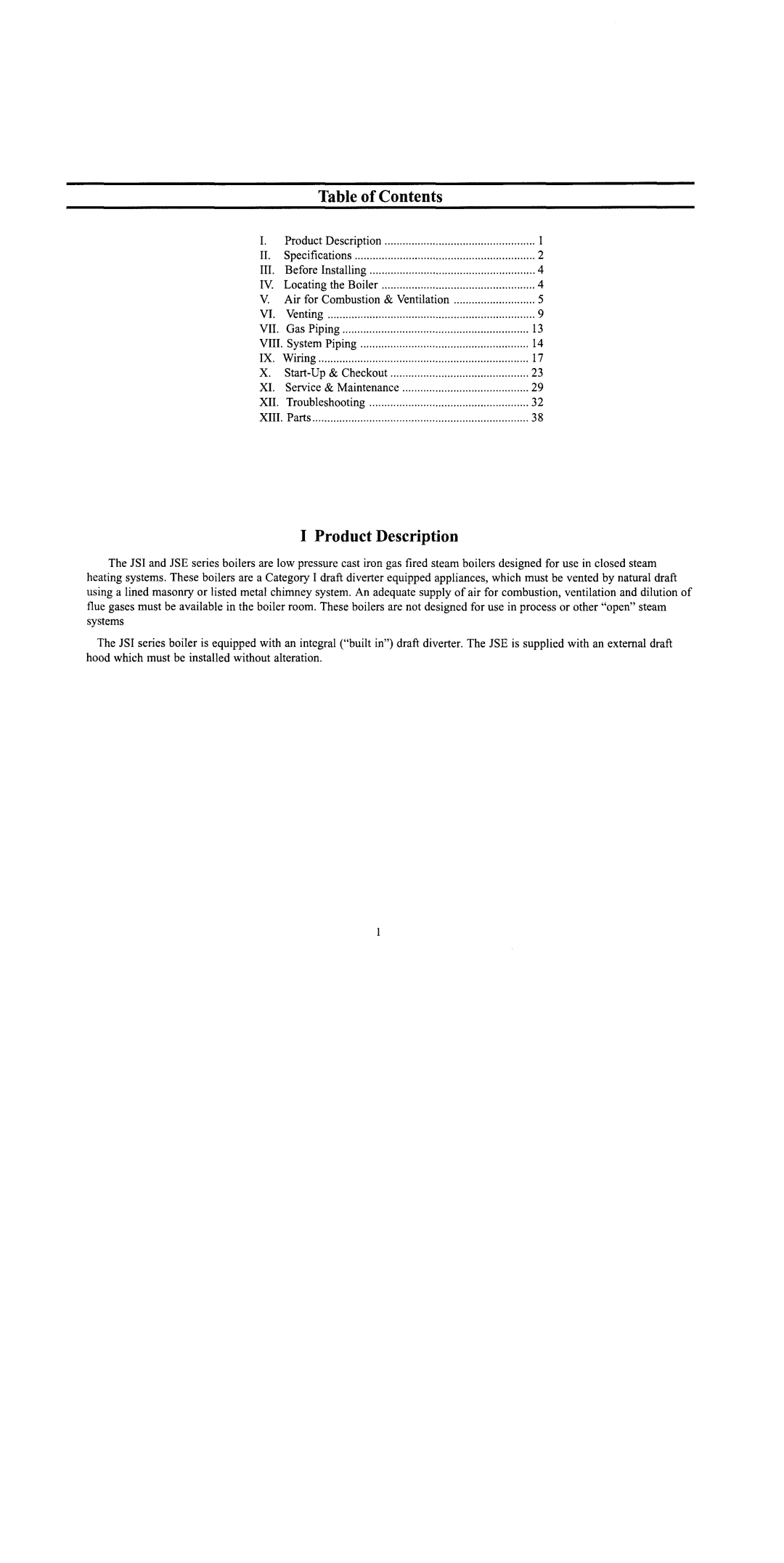 Crown Boiler JSI103, JSI172, JSE310, JSE379, JSE345, JSE276, JSE241, JSI069, JSI138, JSE207 manual 