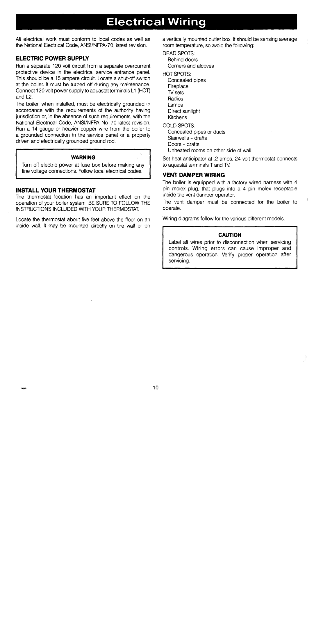 Crown Boiler XBF-EID, XBF-SPD manual 