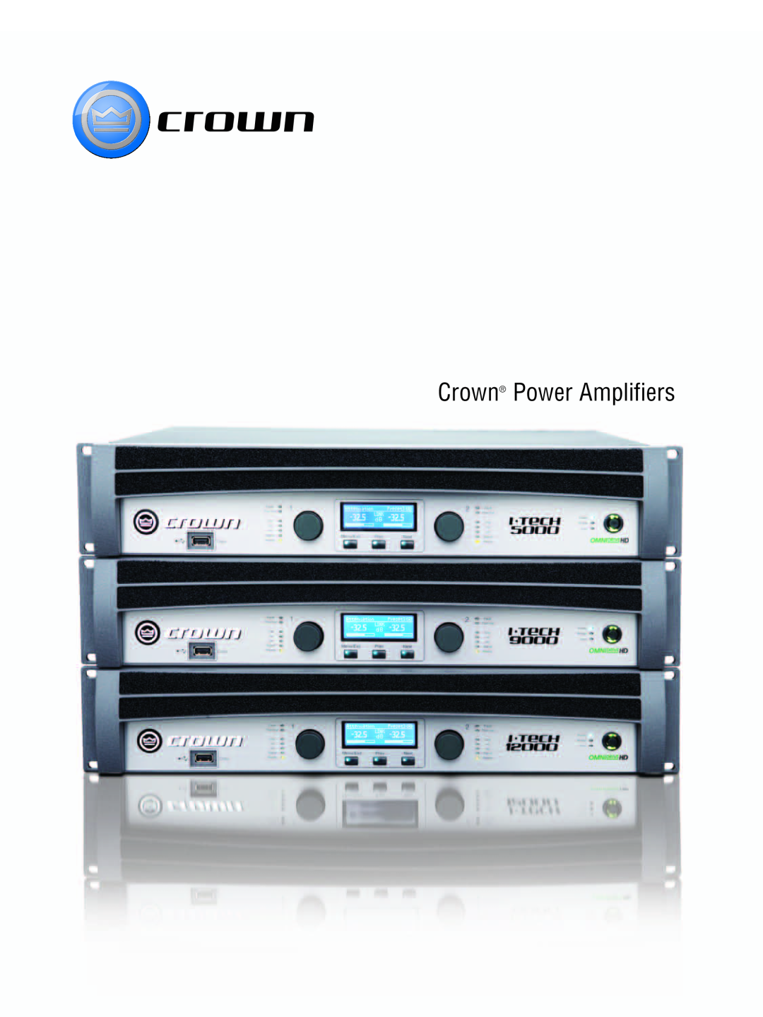 Crown CTS 2000, CTS 3000, CTS 1200, CTS 600 manual Crown Power Amplifiers 
