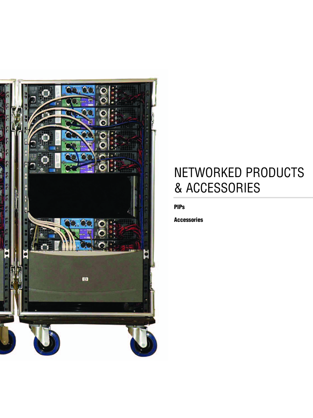 Crown CTS 2000, CTS 3000, CTS 1200, CTS 600 manual Networked Products & Accessories, PIPs Accessories 