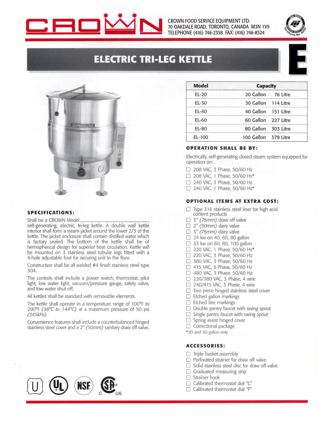 Crown Equipment EL-30, EL-80, EL-100, EL-40, EL-20, EL-60 manual 