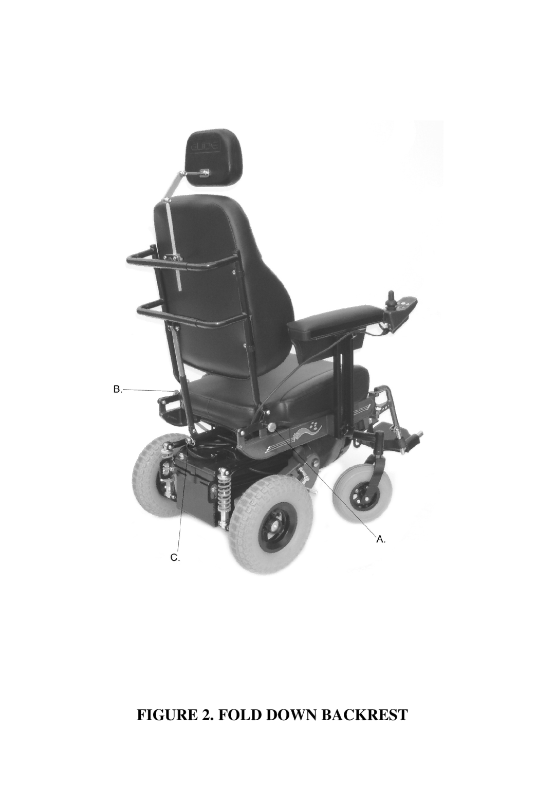 CTA 6 Series, 7 Series user manual Fold Down Backrest 