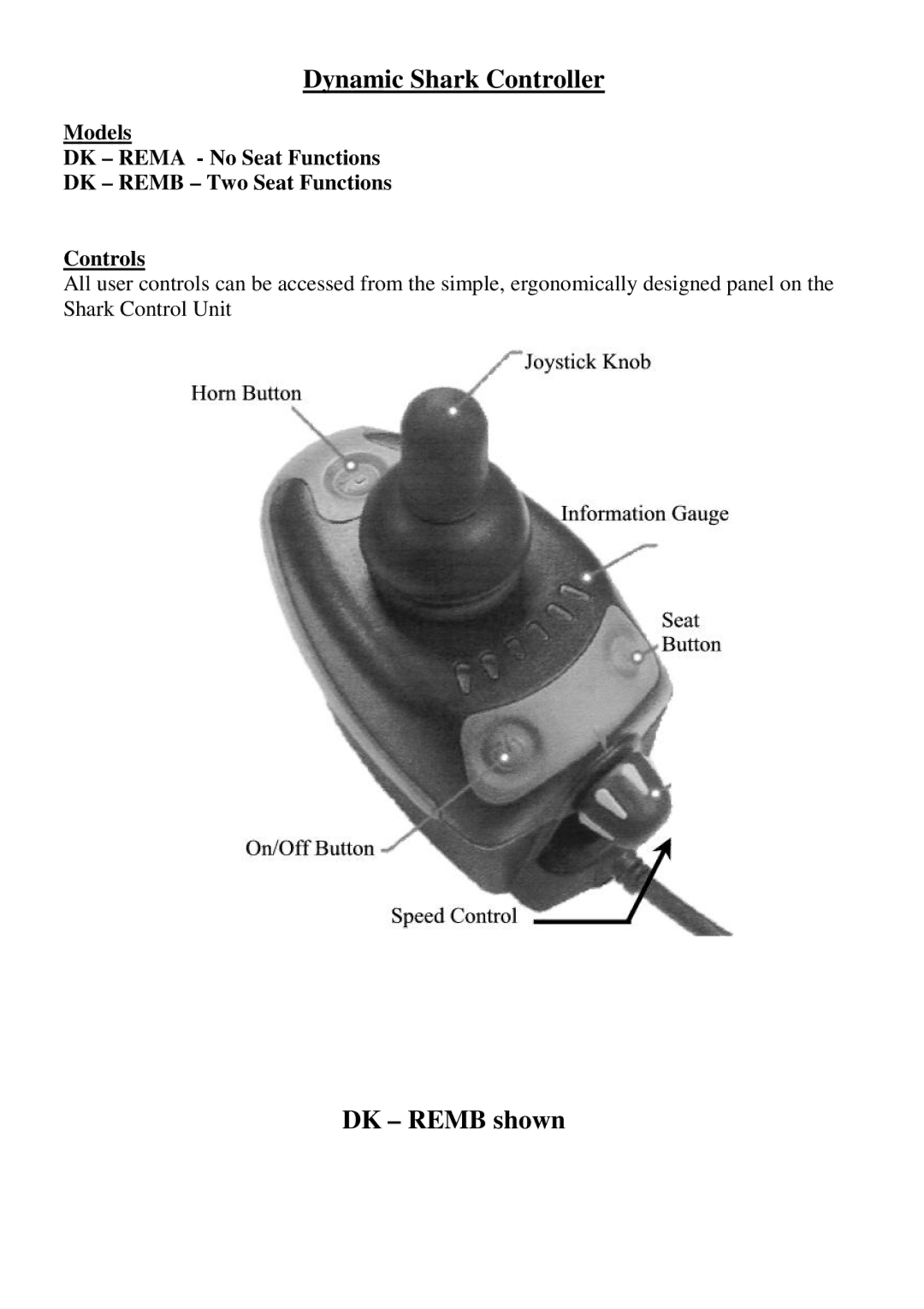 CTA 6 Series, 7 Series user manual Dynamic Shark Controller 