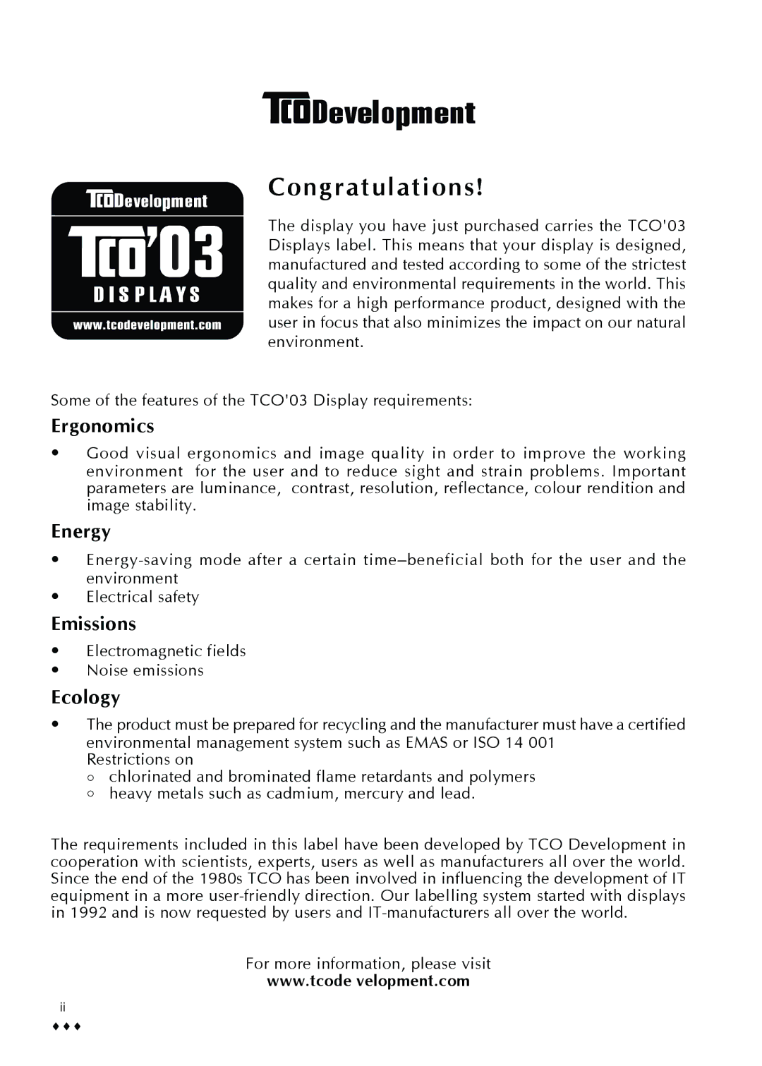 CTX P772 user manual Congratulations 