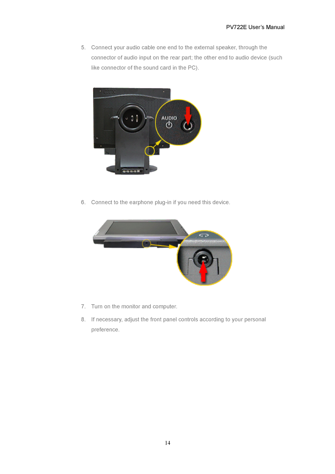 CTX user manual PV722E User’s Manual 